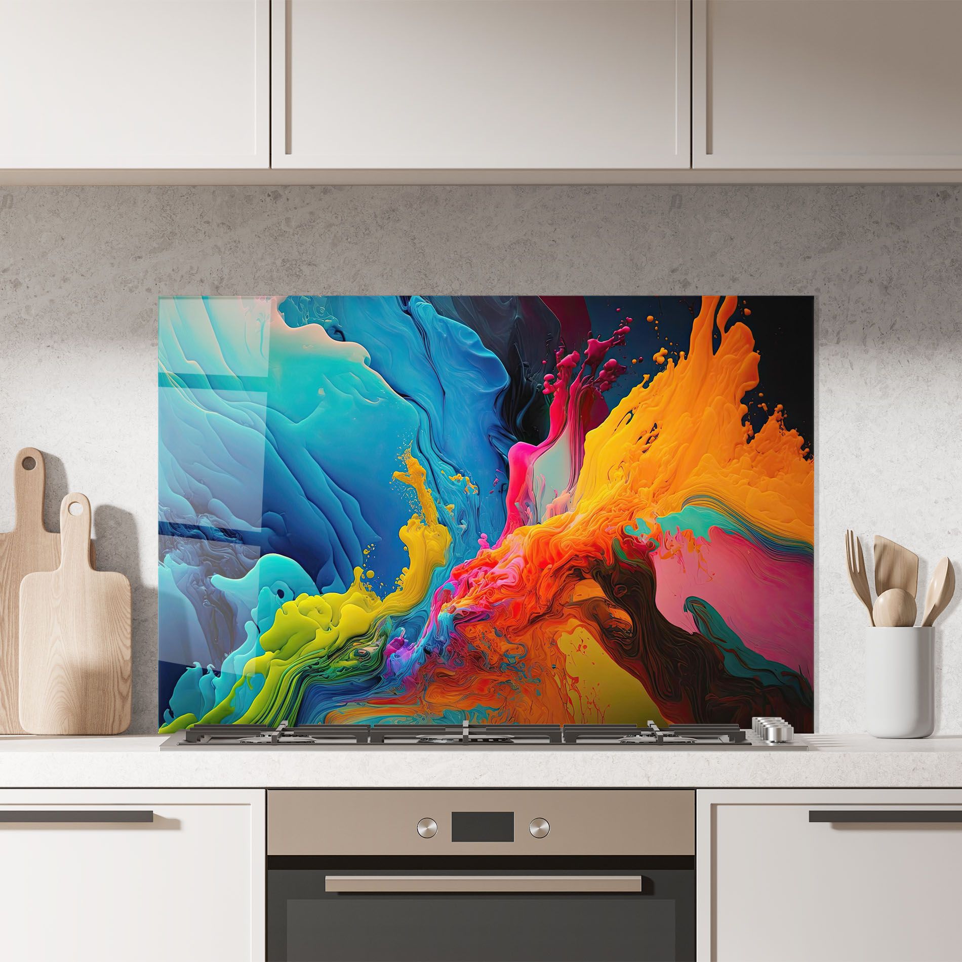 Color Floating mockup 7