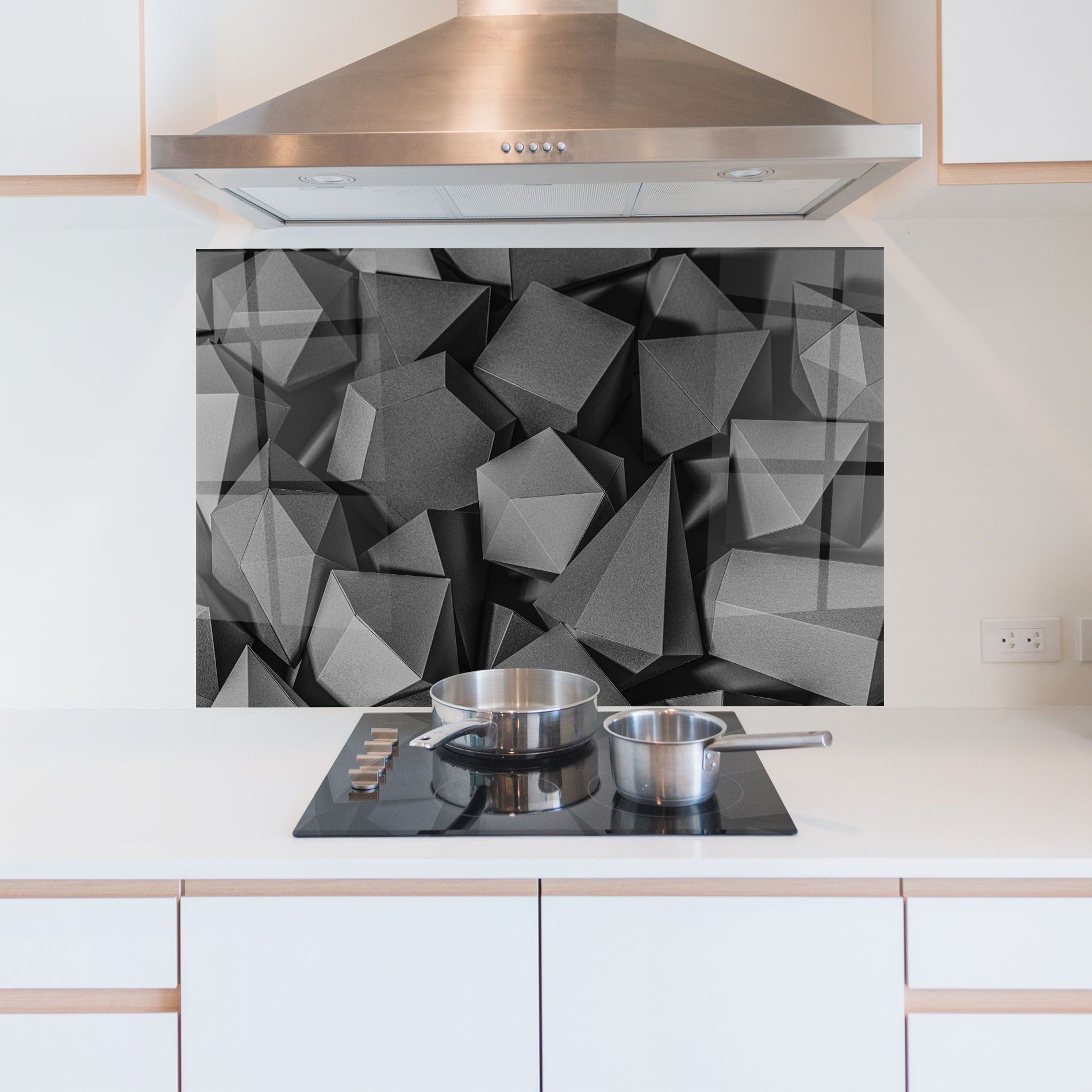 Black Geometric Shapes mockup 5