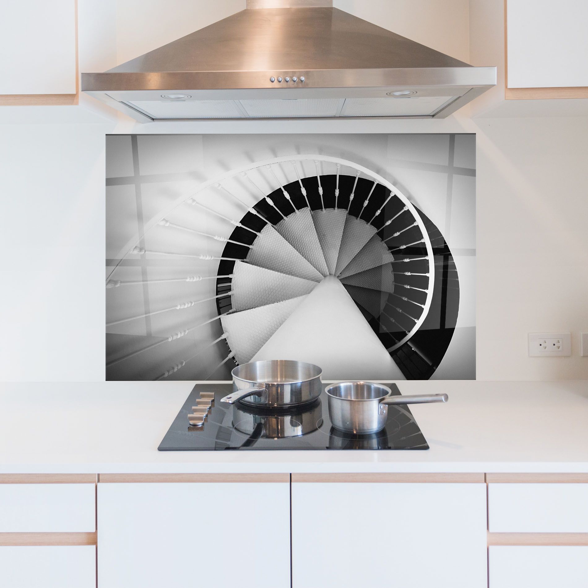 Black Circle Stairs mockup 5