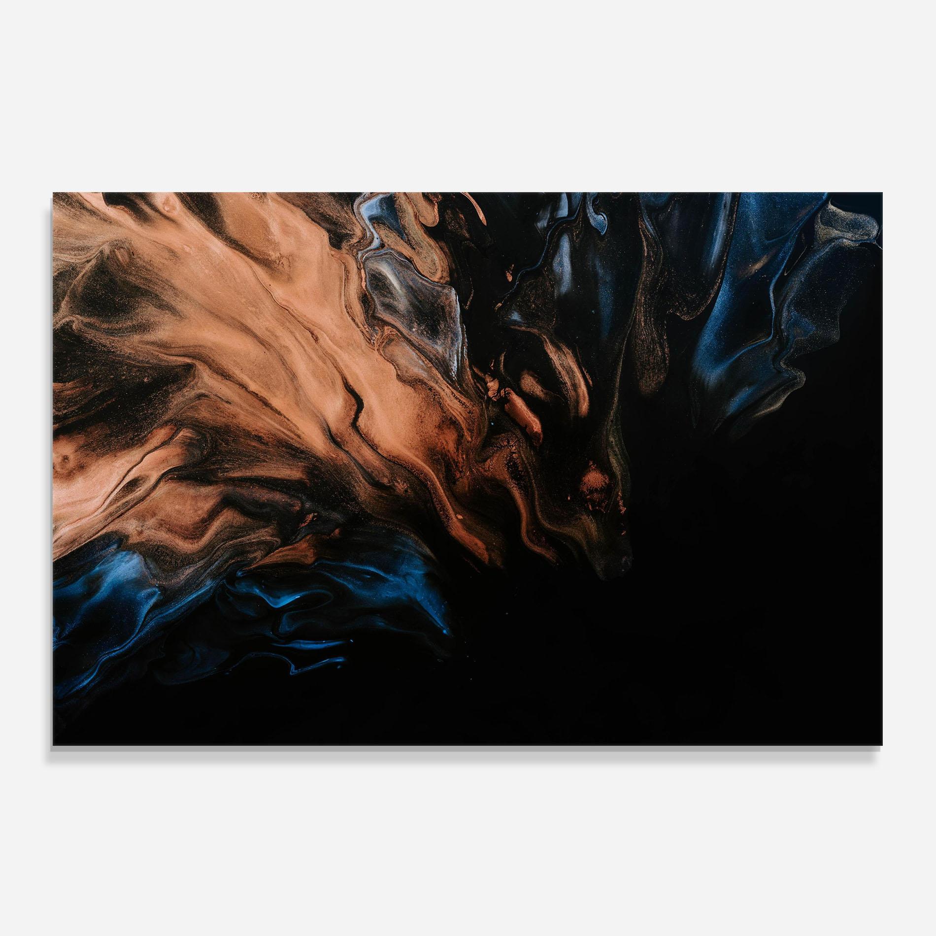 Стъклен панел за кухня Dark Flame Abstract mockup 0