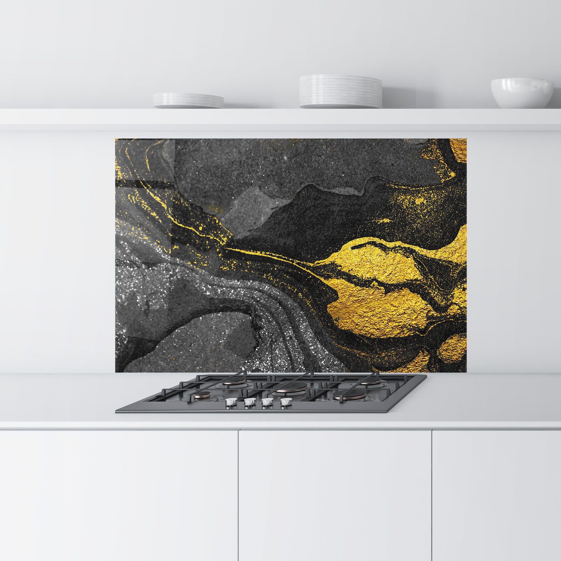 Black And Gold Texture mockup 9