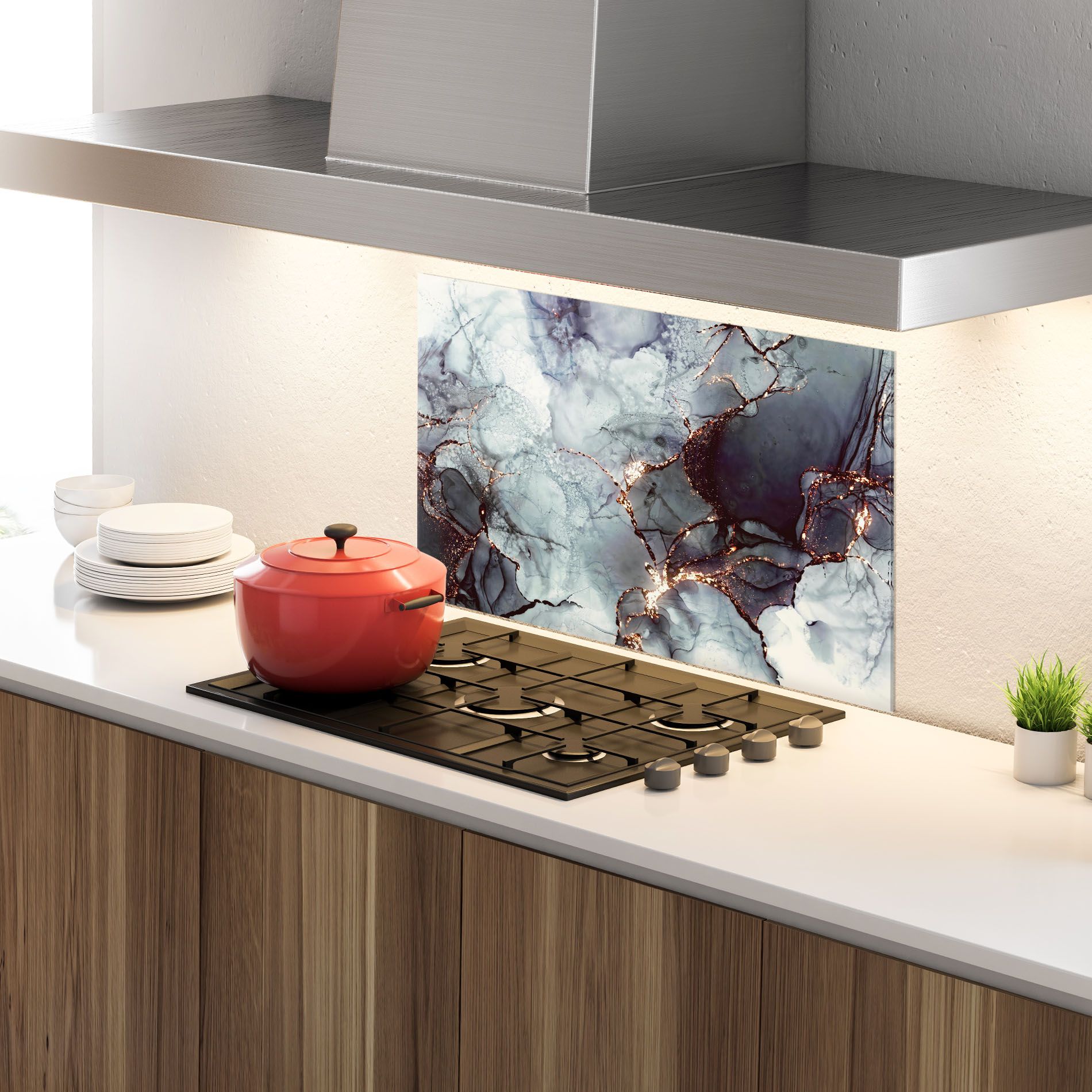 Abstract Gold Path mockup 4