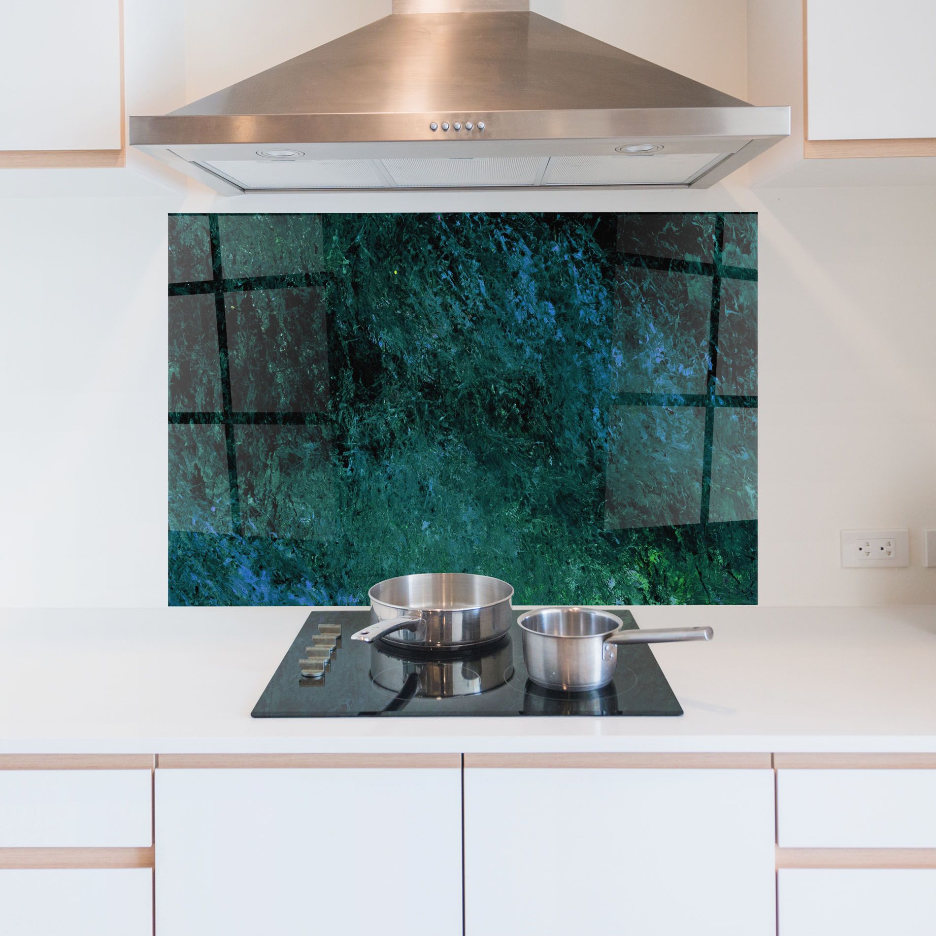 Dark Green Blue Painting mockup 5