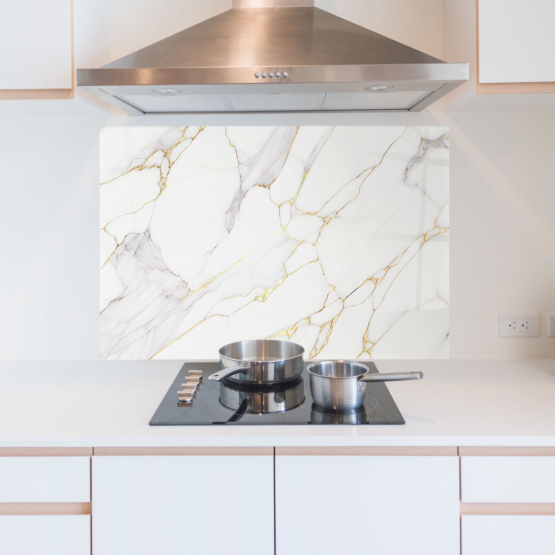 White Grey Golden Lines mockup 5