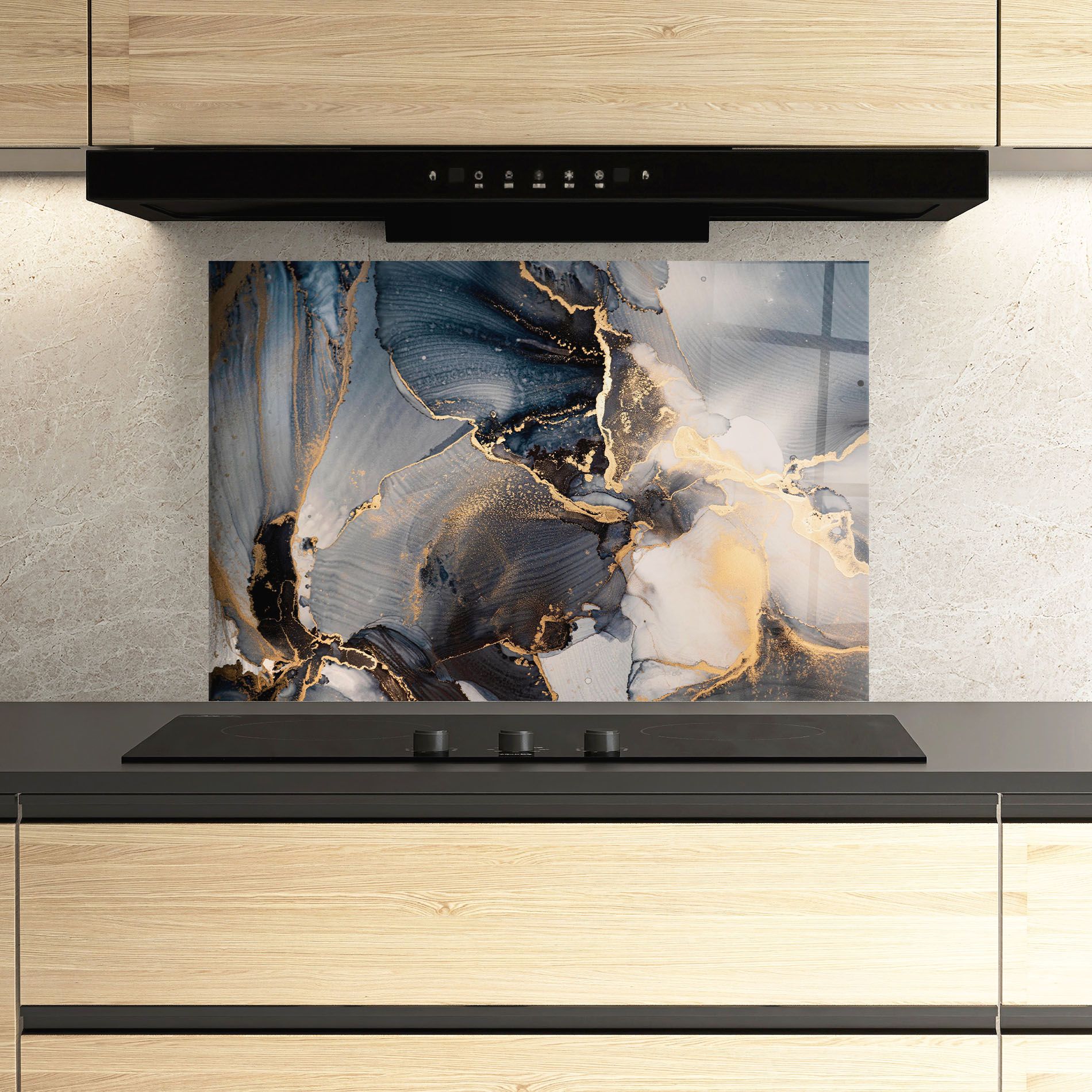 Golden Abstract Marble mockup 3