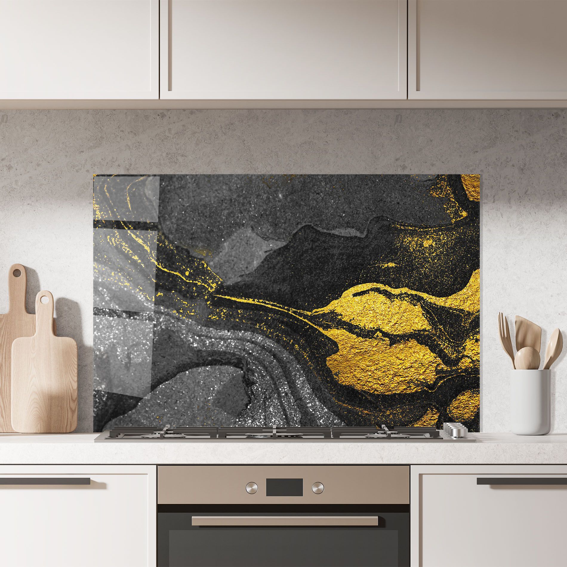 Black And Gold Texture mockup 7