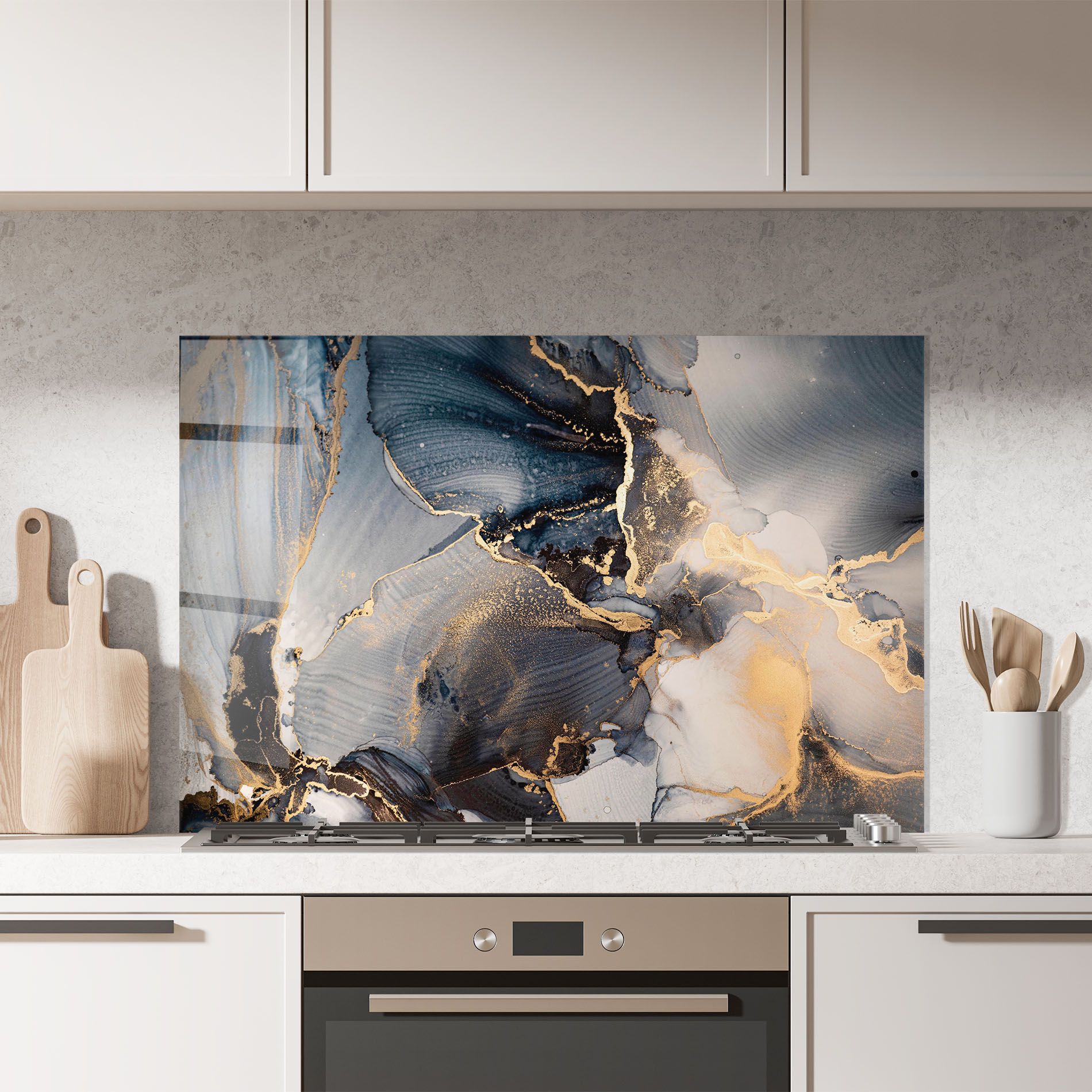 Golden Abstract Marble mockup 7