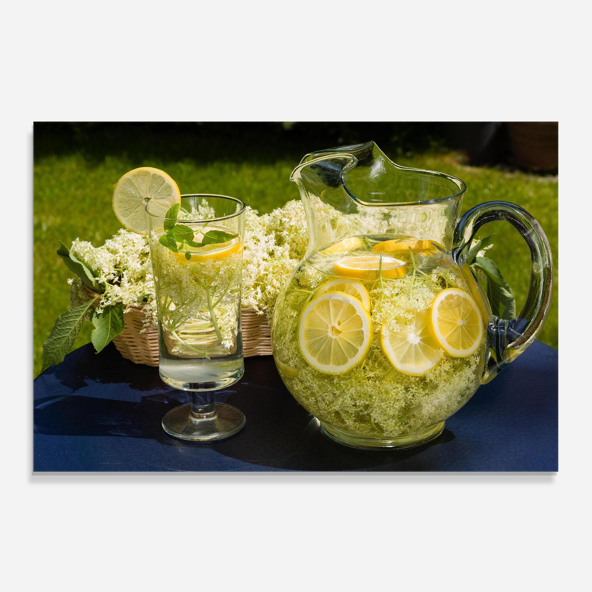 Стъклен панел за кухня Lemonade Outside mockup 0