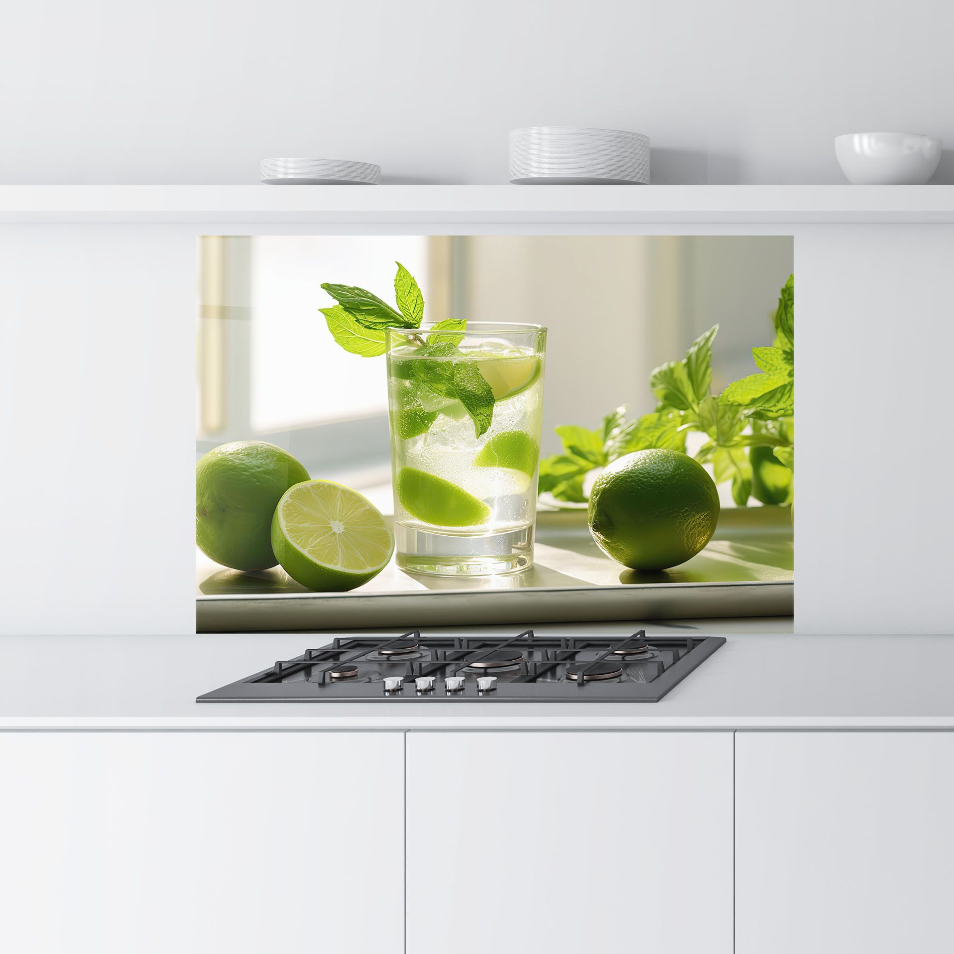 Mint Lime Glass mockup 9