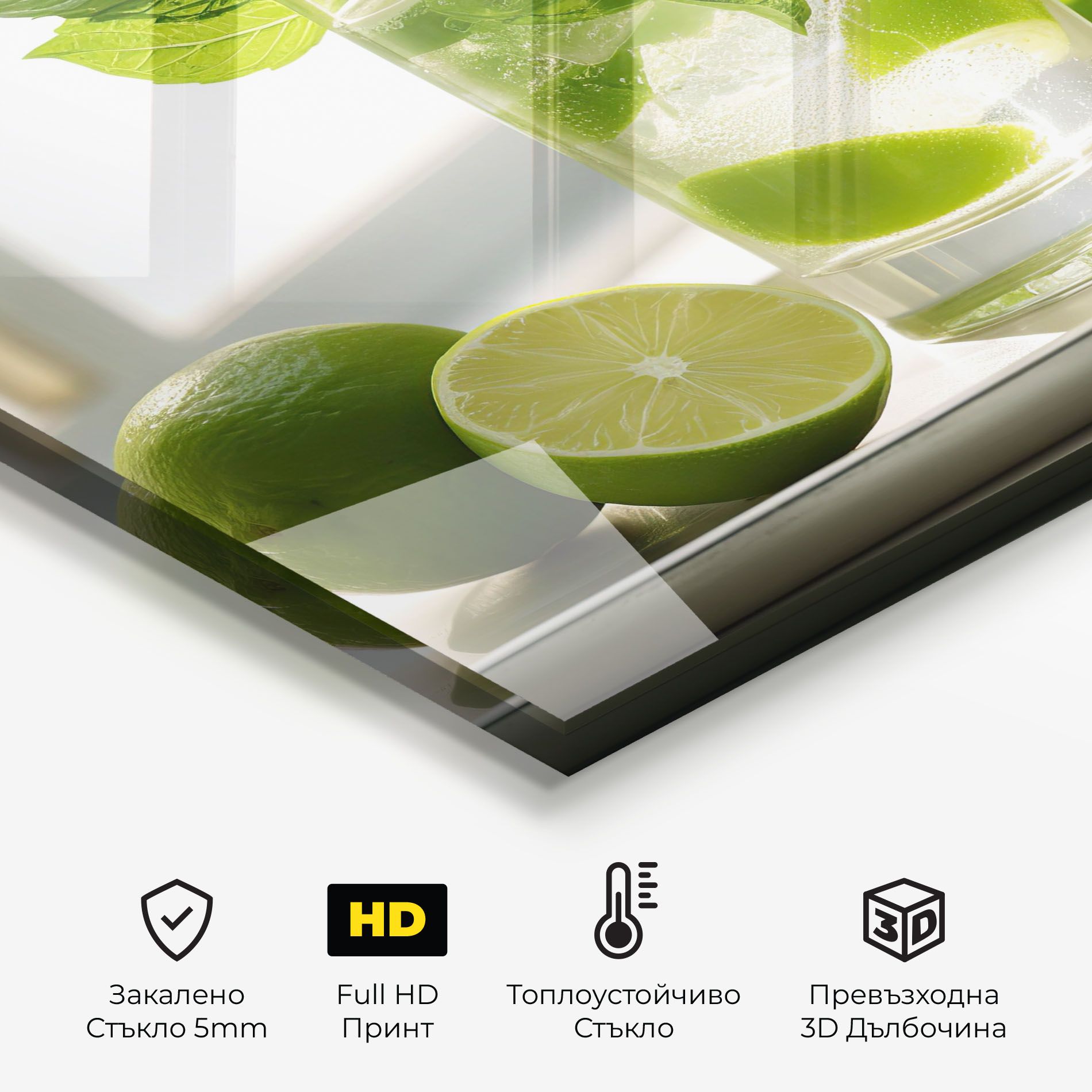 Mint Lime Glass mockup 2
