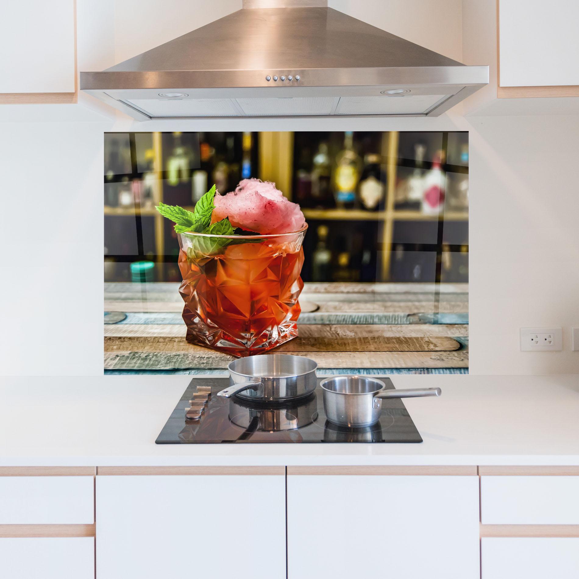 Стъклен панел за кухня Cola Drink mockup 5