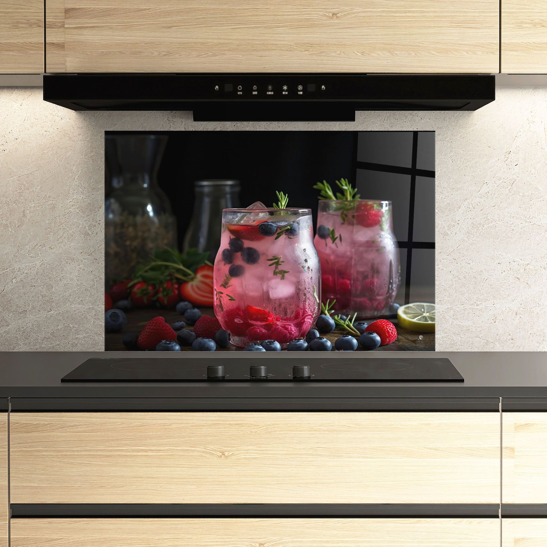 Berry Ice Drink mockup 3