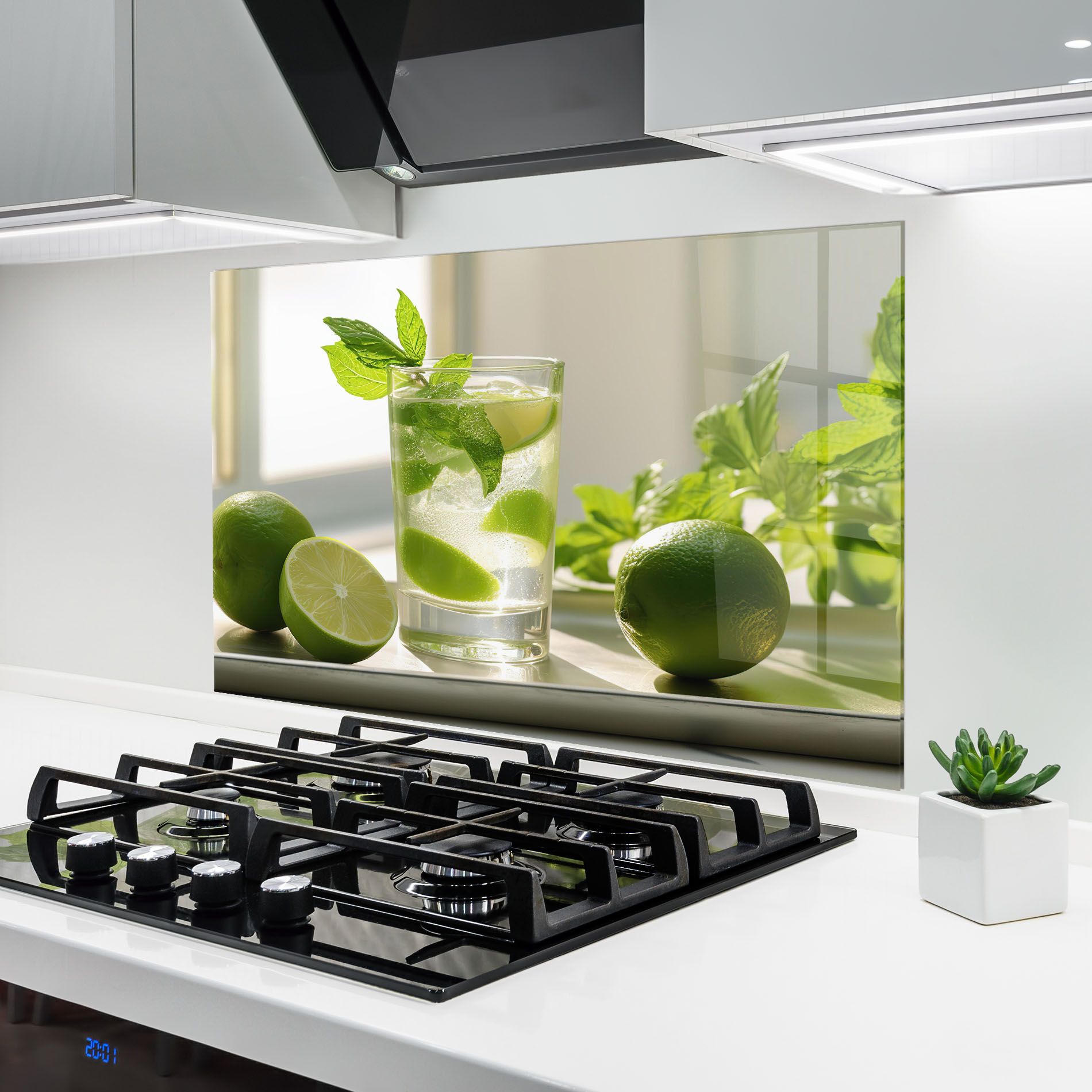 Mint Lime Glass mockup 6