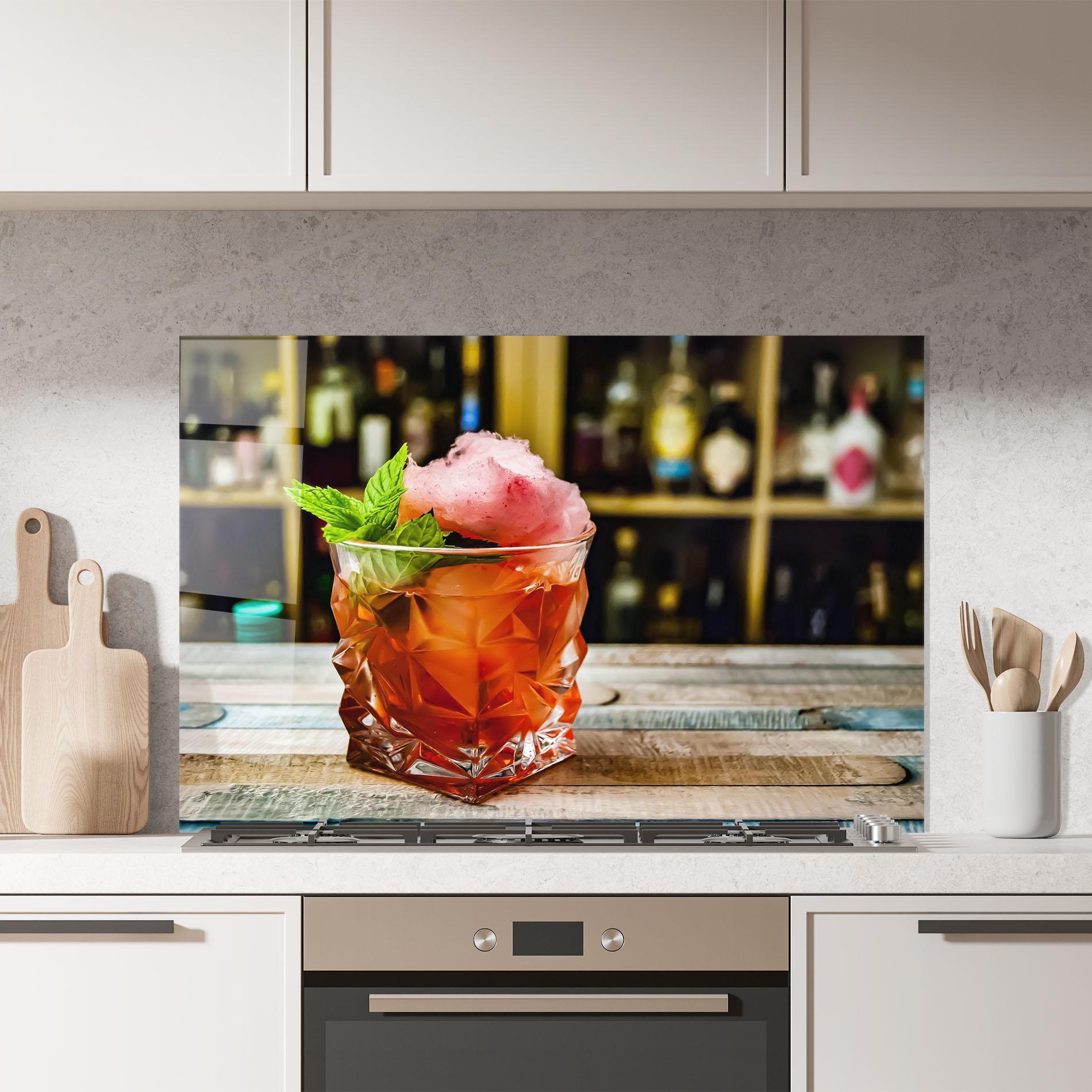 Стъклен панел за кухня Cola Drink mockup 7