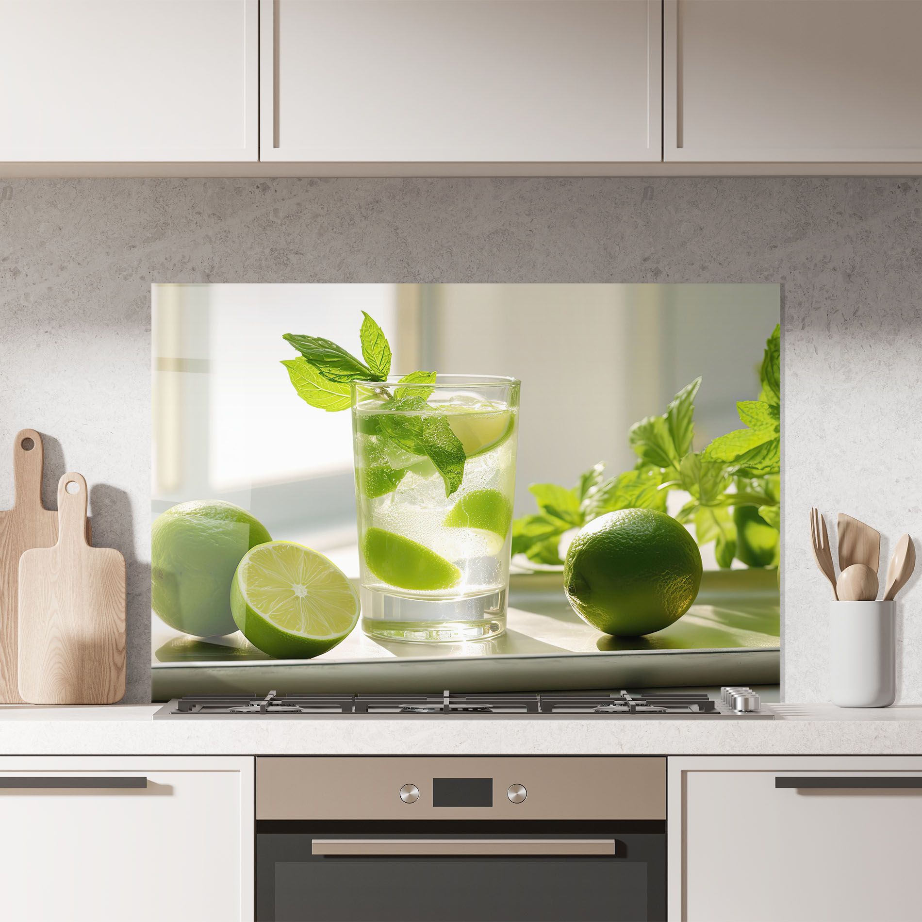 Mint Lime Glass mockup 7