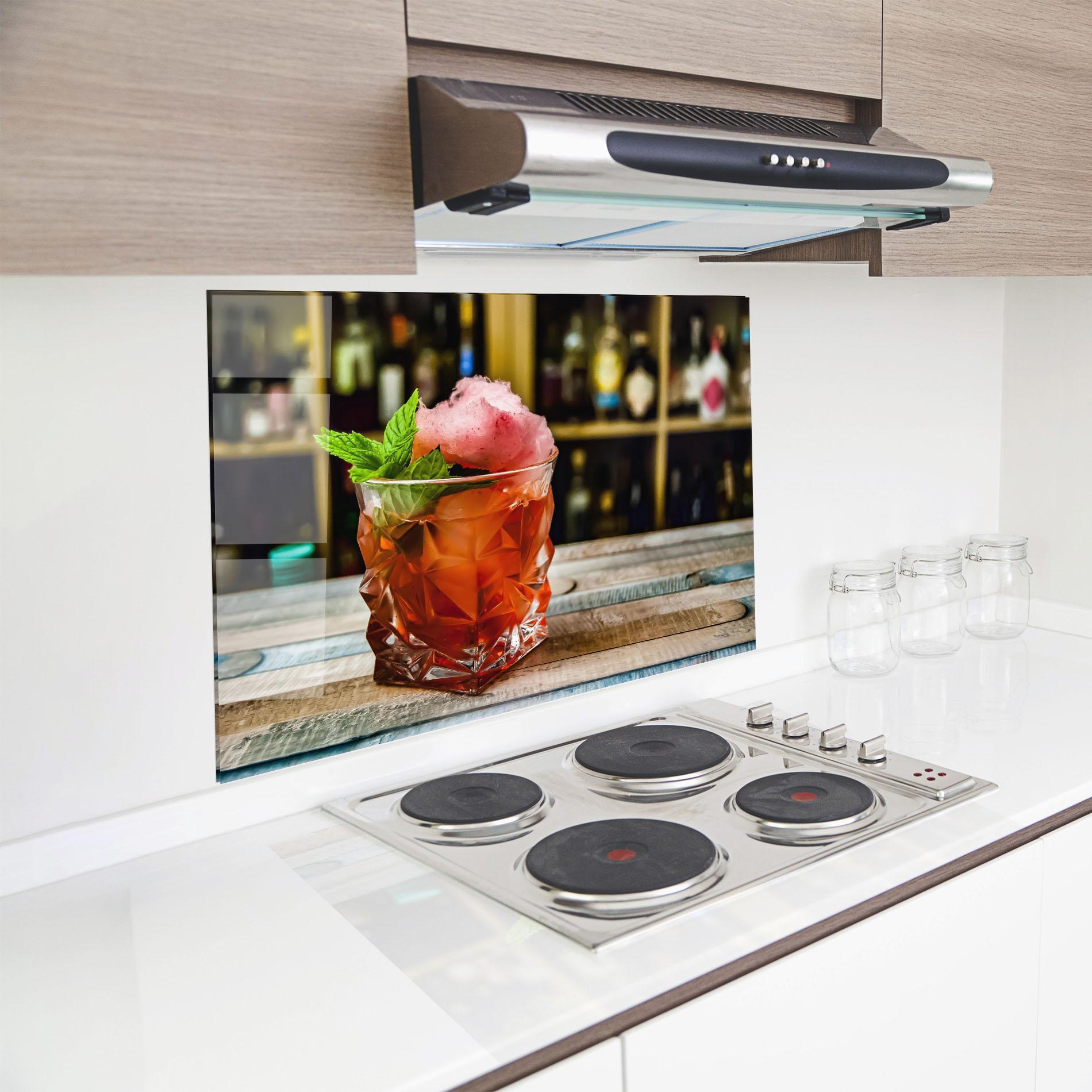 Стъклен панел за кухня Cola Drink mockup 8