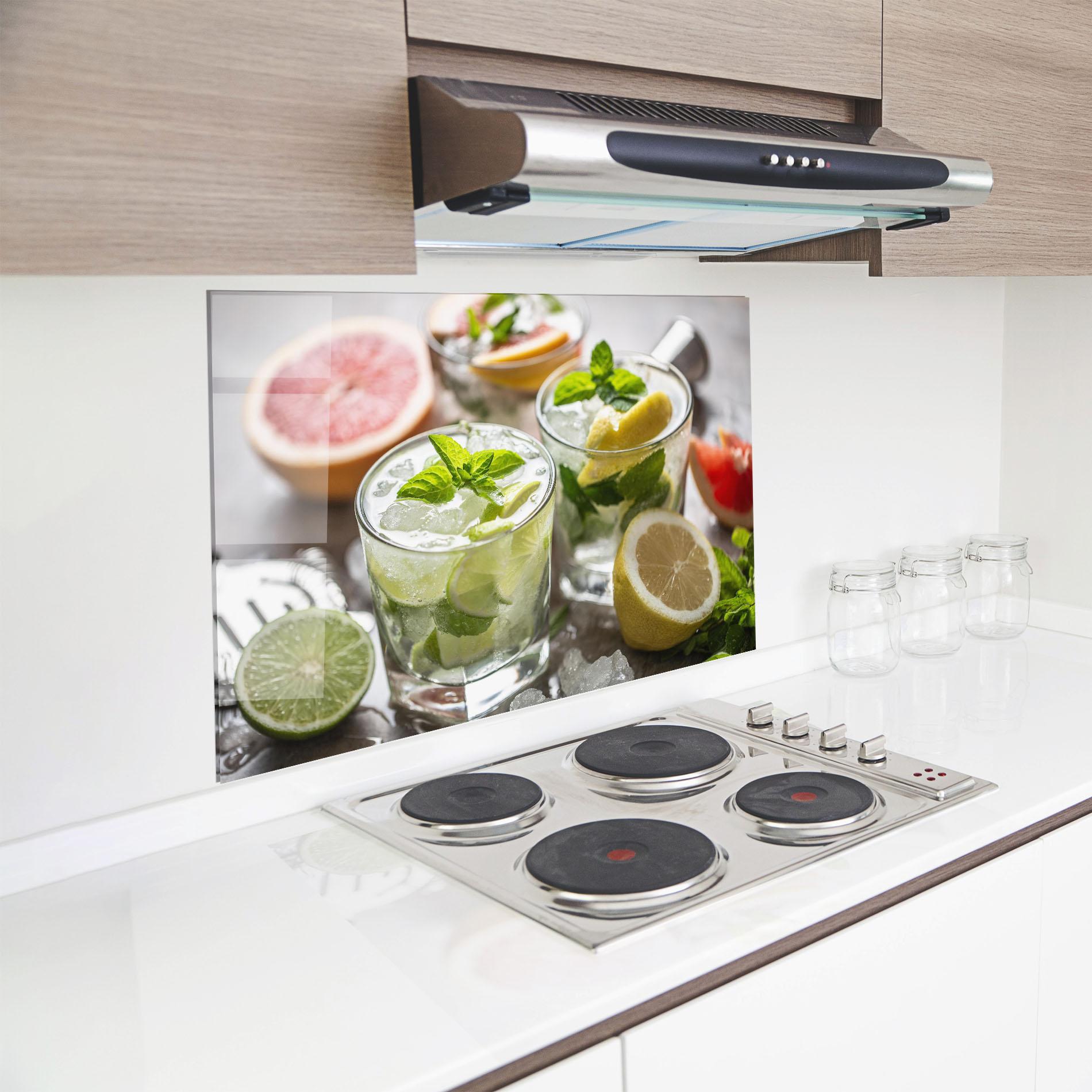 Стъклен панел за кухня Gin Tonic Drink mockup 8