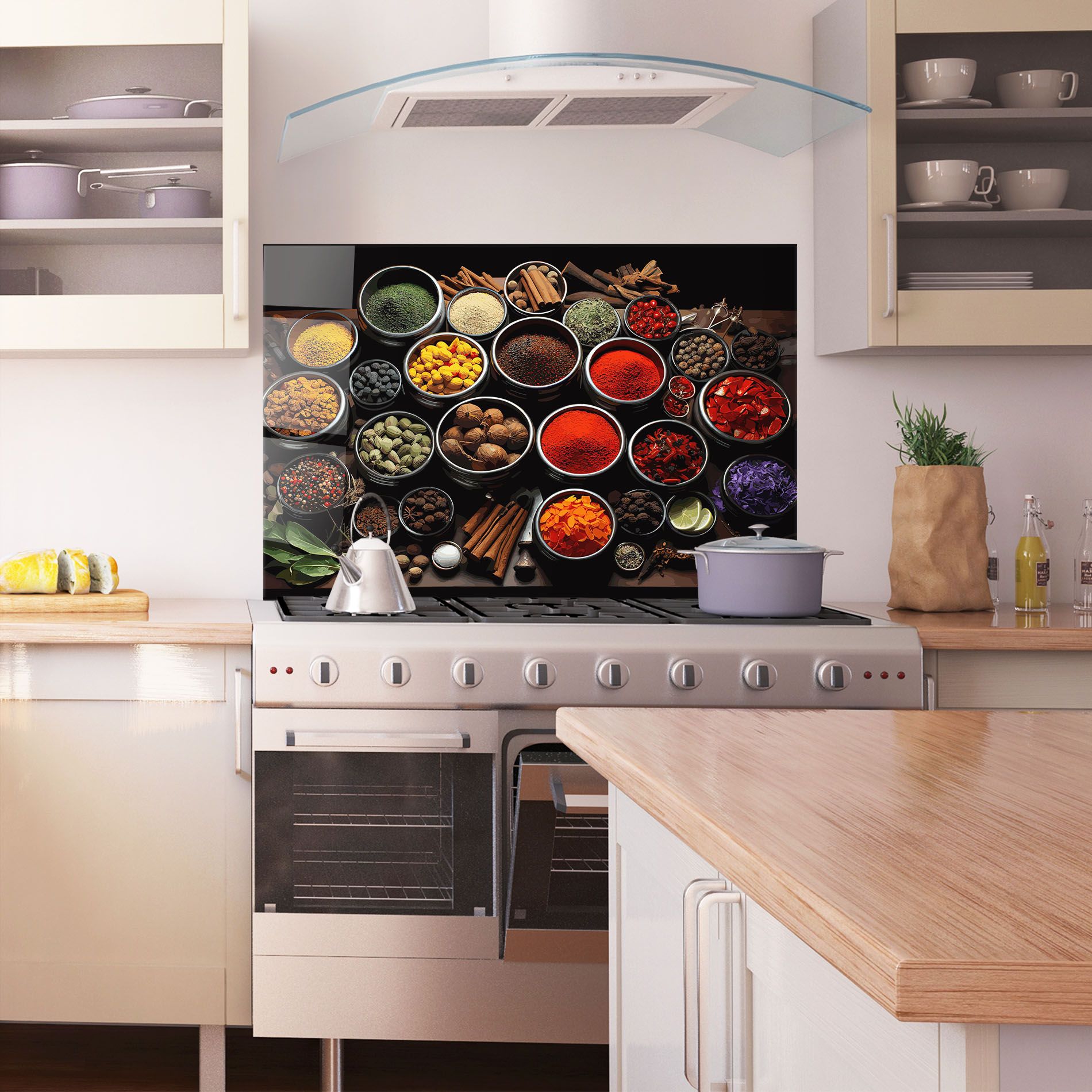 Colorful Herbs Art mockup 1