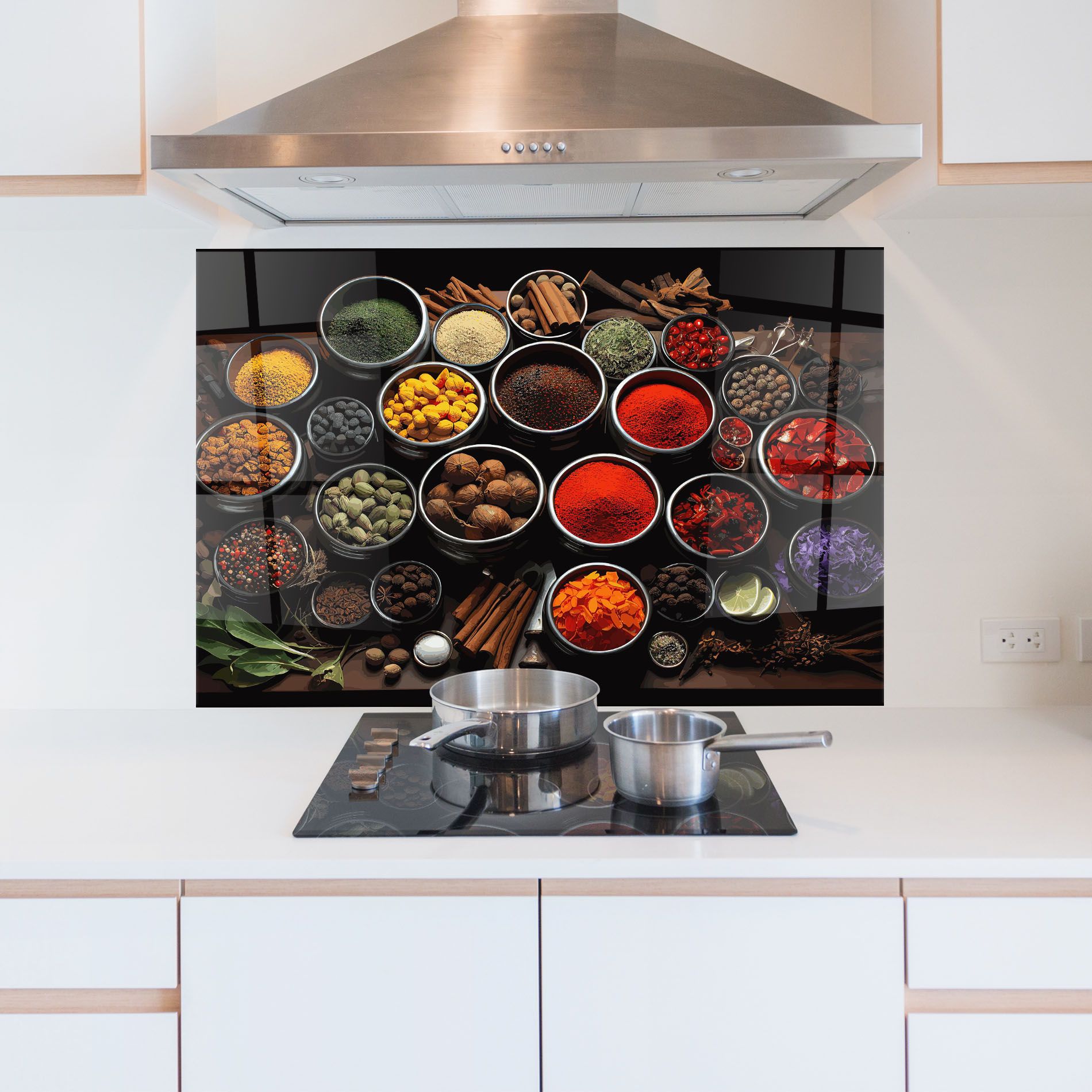 Colorful Herbs Art mockup 5