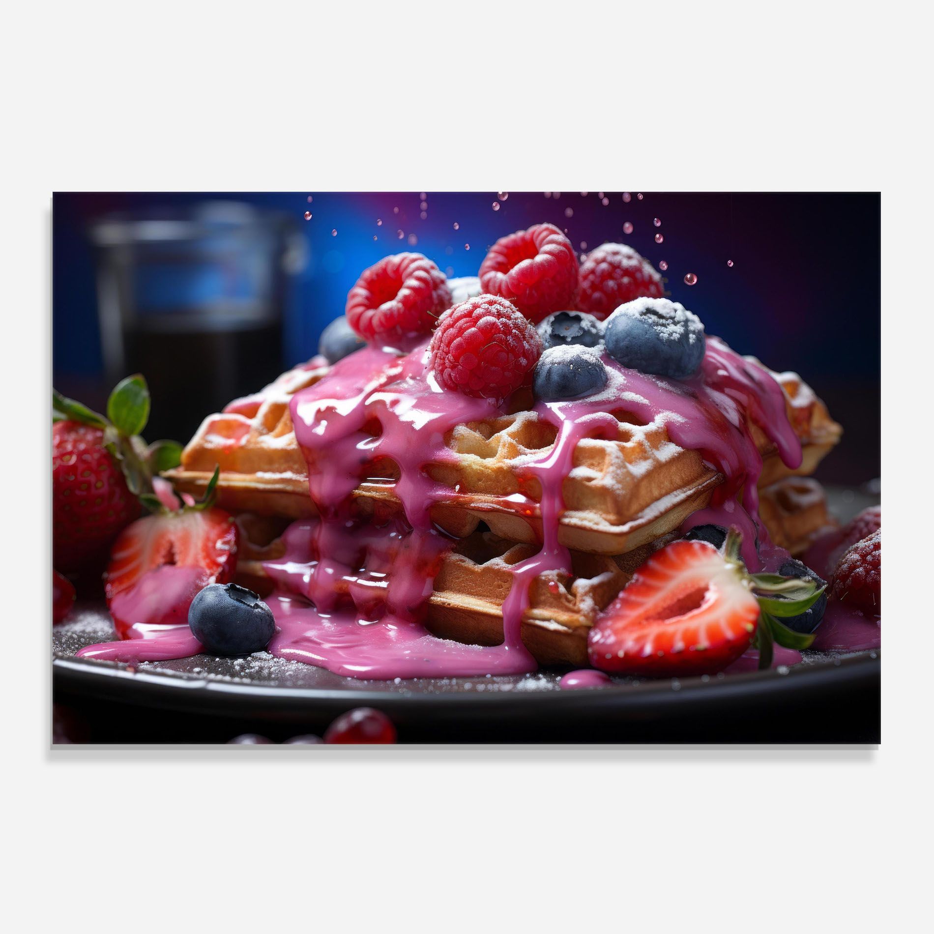 Berries Waffles mockup 0