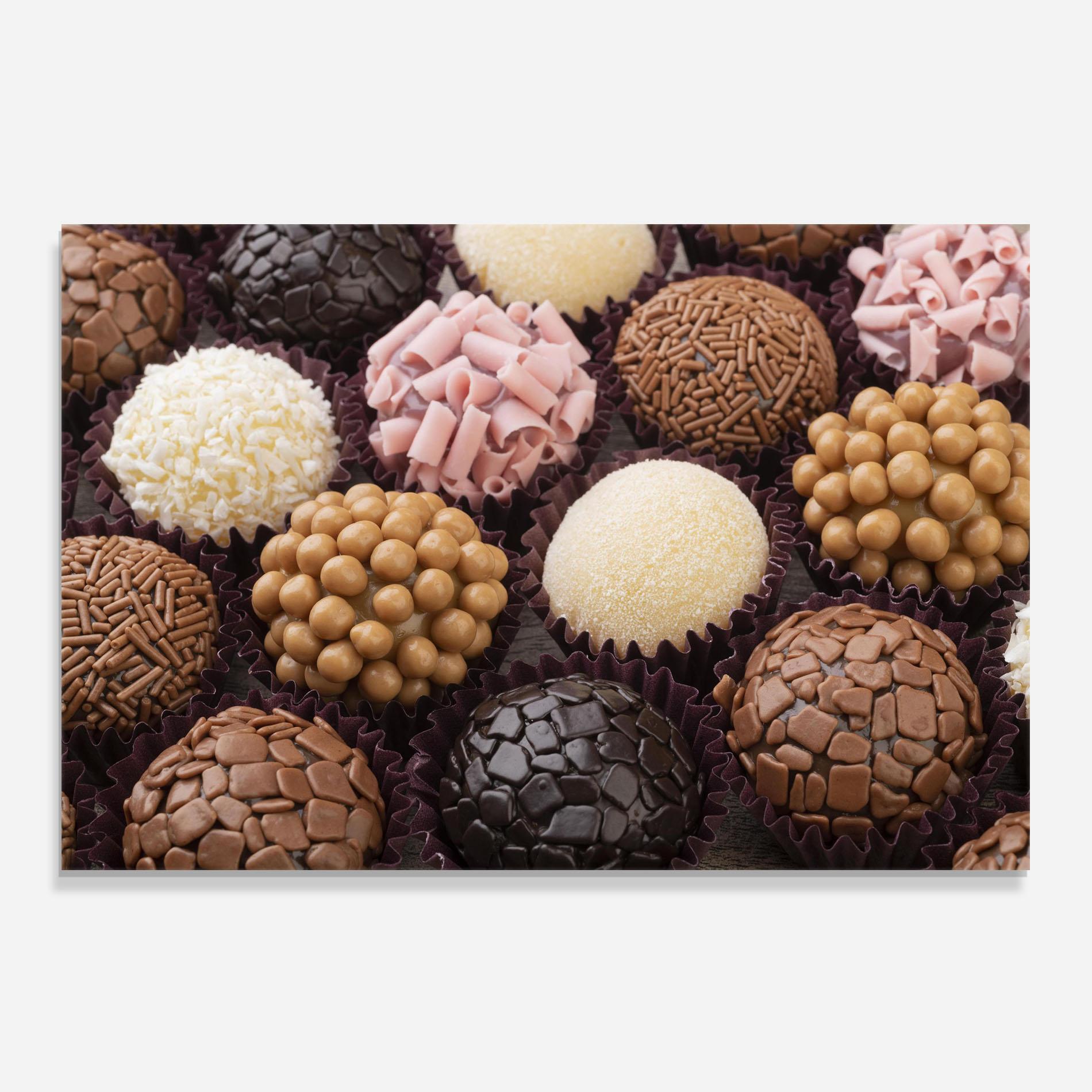 Стъклен панел за кухня Brazilian Brigadeiros mockup 0