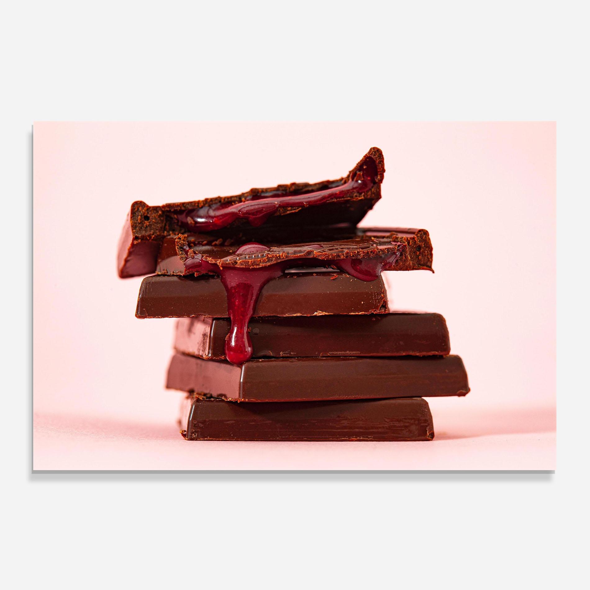 Стъклен панел за кухня Cherru Chocolate mockup 0