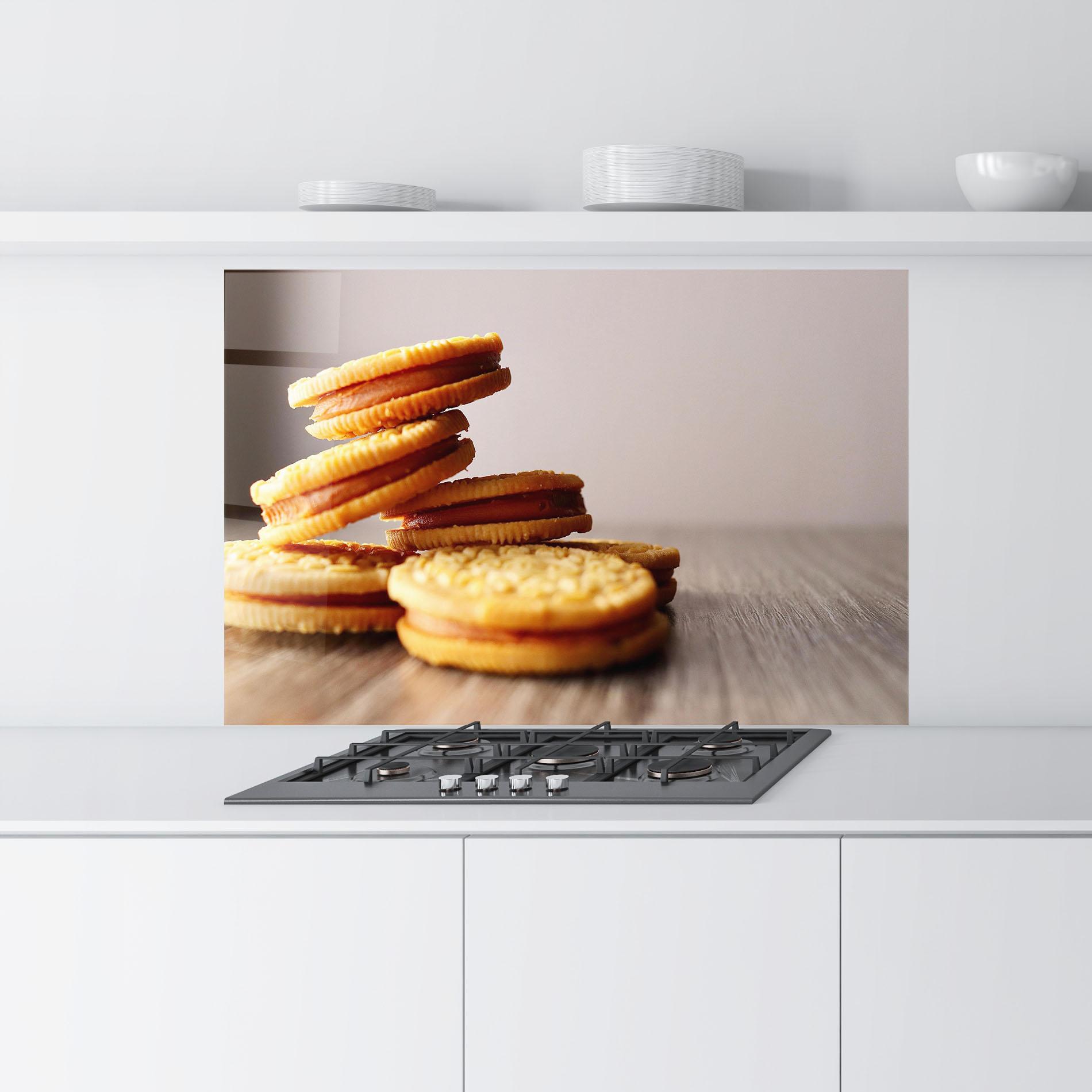 Стъклен панел за кухня Biscuits mockup 9