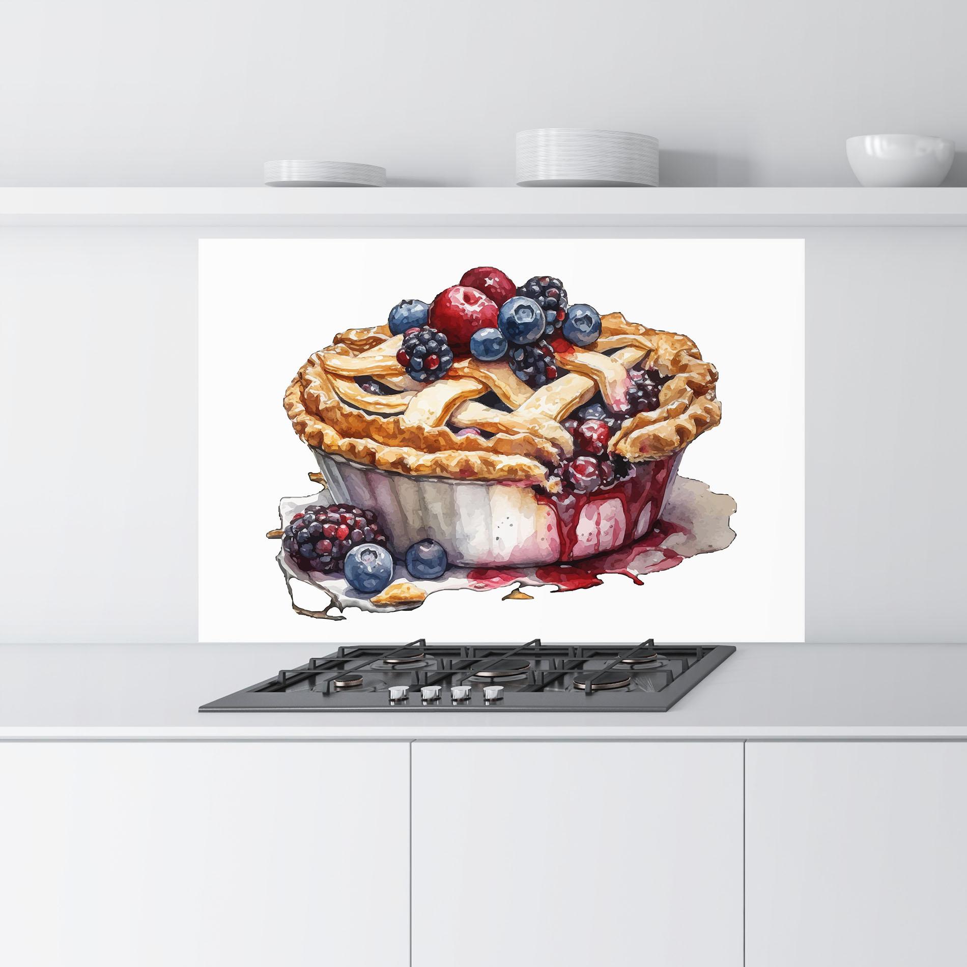 Стъклен панел за кухня Dessert Art mockup 9