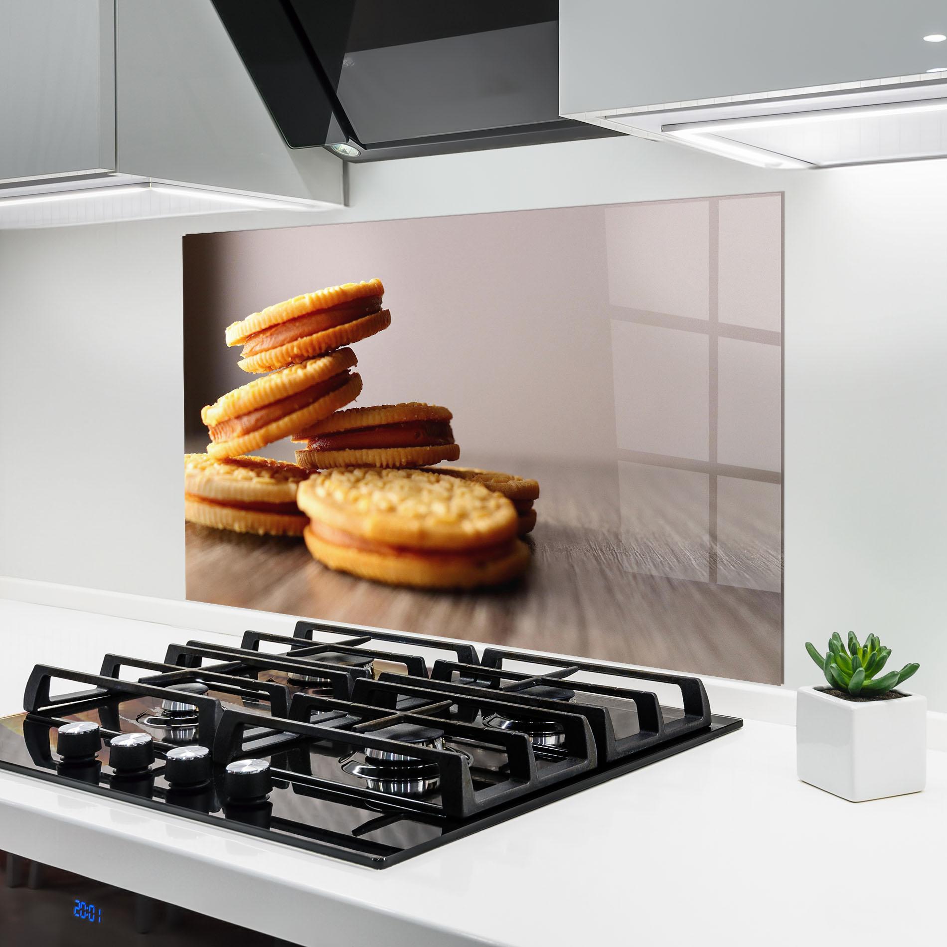 Стъклен панел за кухня Biscuits mockup 6