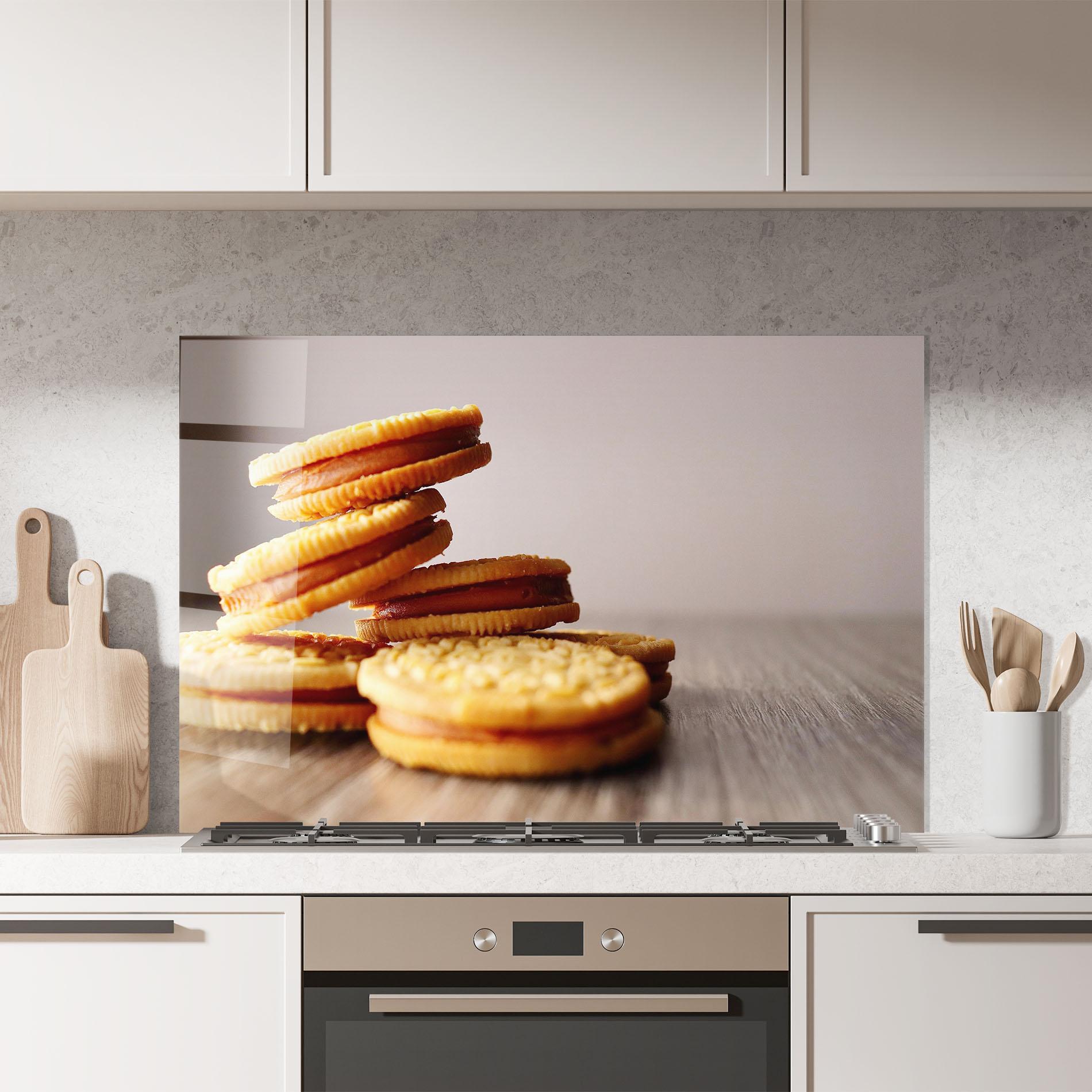 Стъклен панел за кухня Biscuits mockup 7
