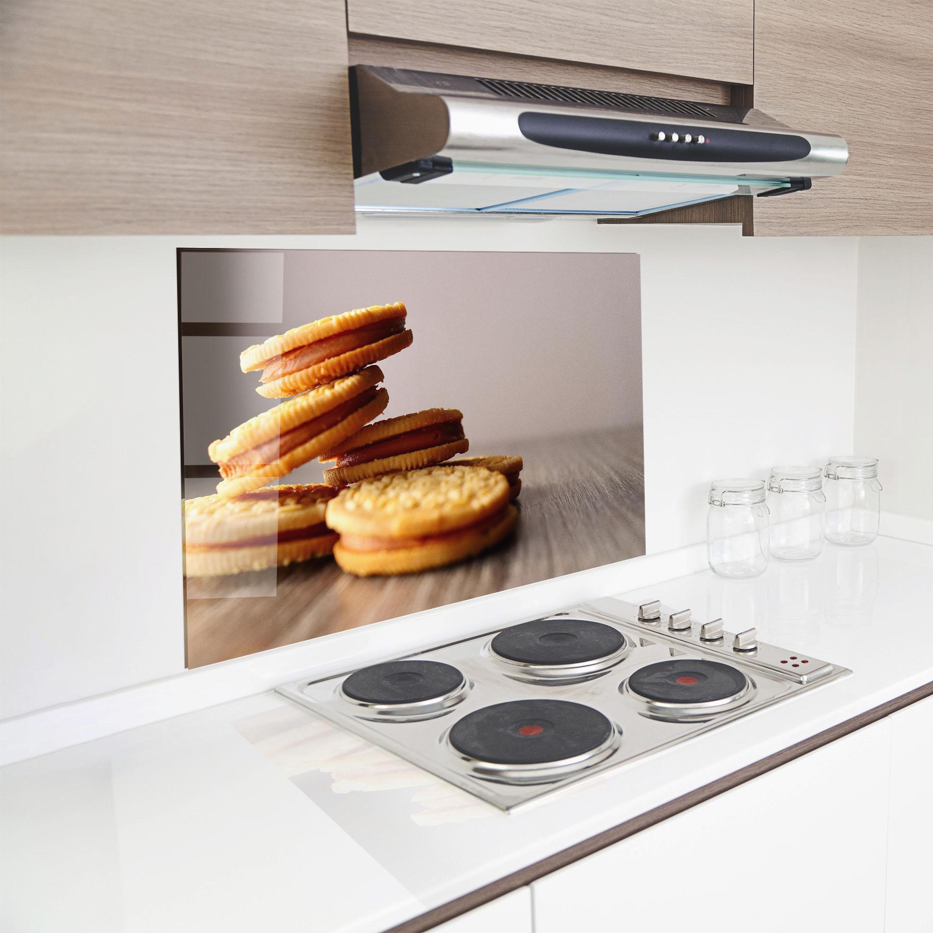 Стъклен панел за кухня Biscuits mockup 8