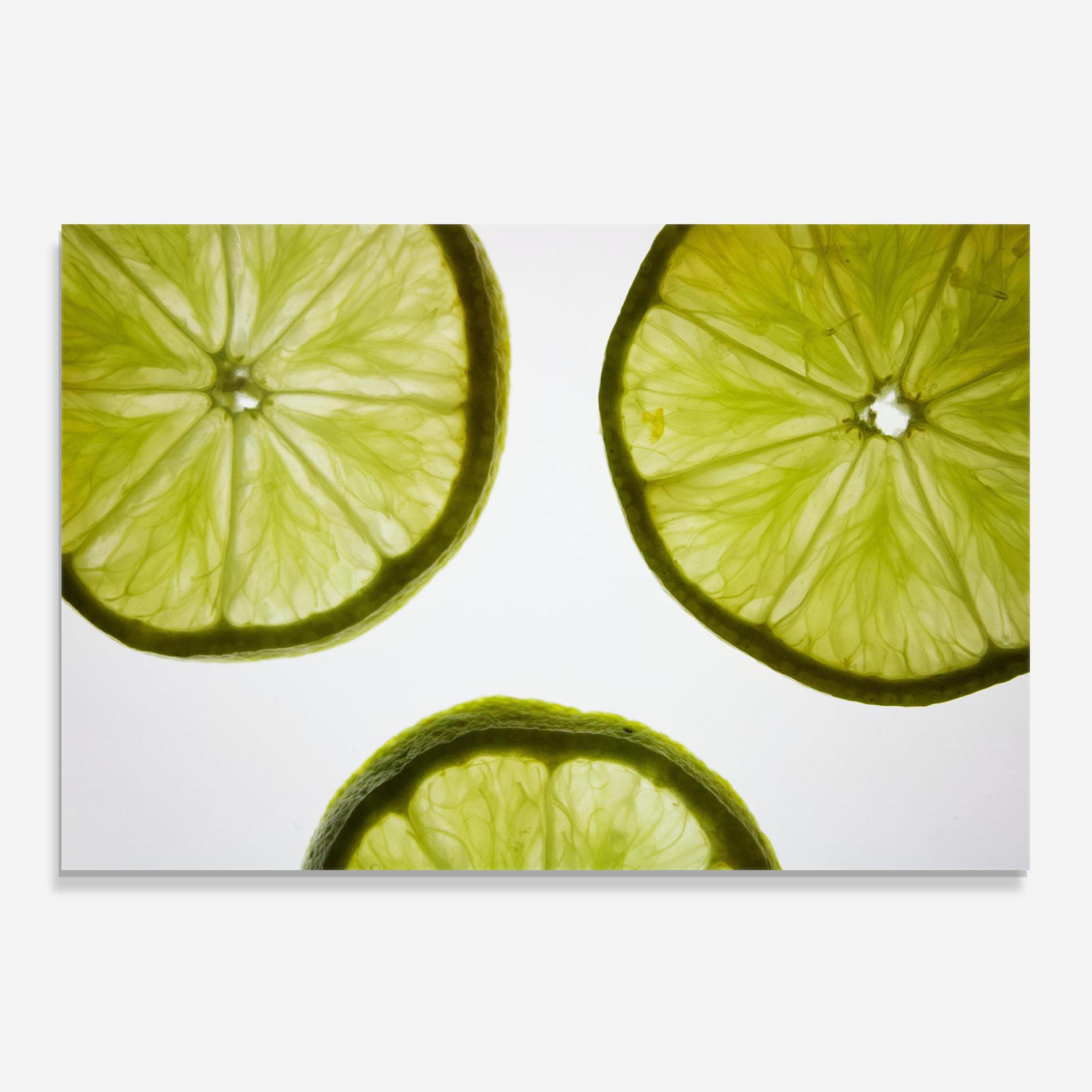 Стъклен панел за кухня Lime Slice mockup 0