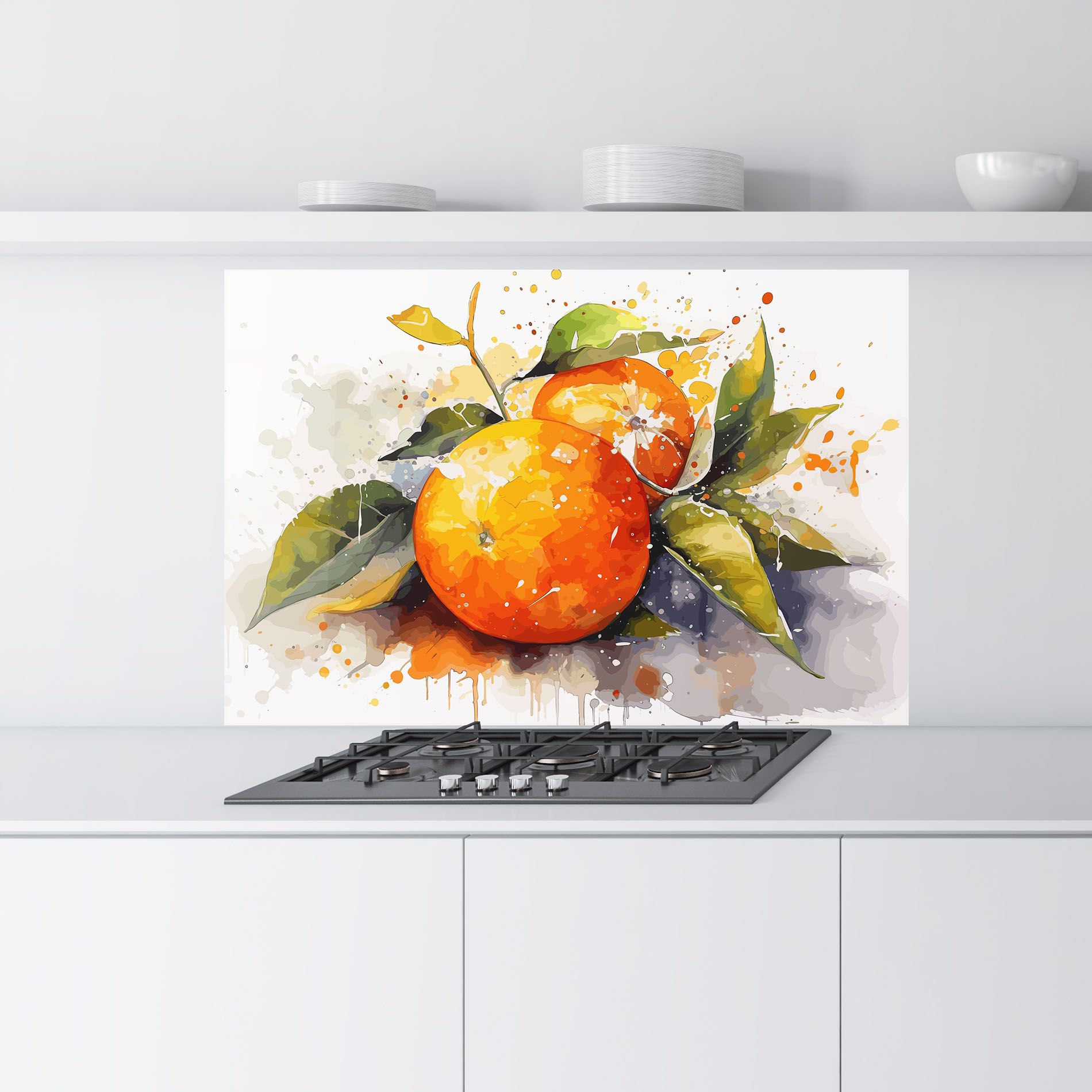 Watercolor Orange mockup 9
