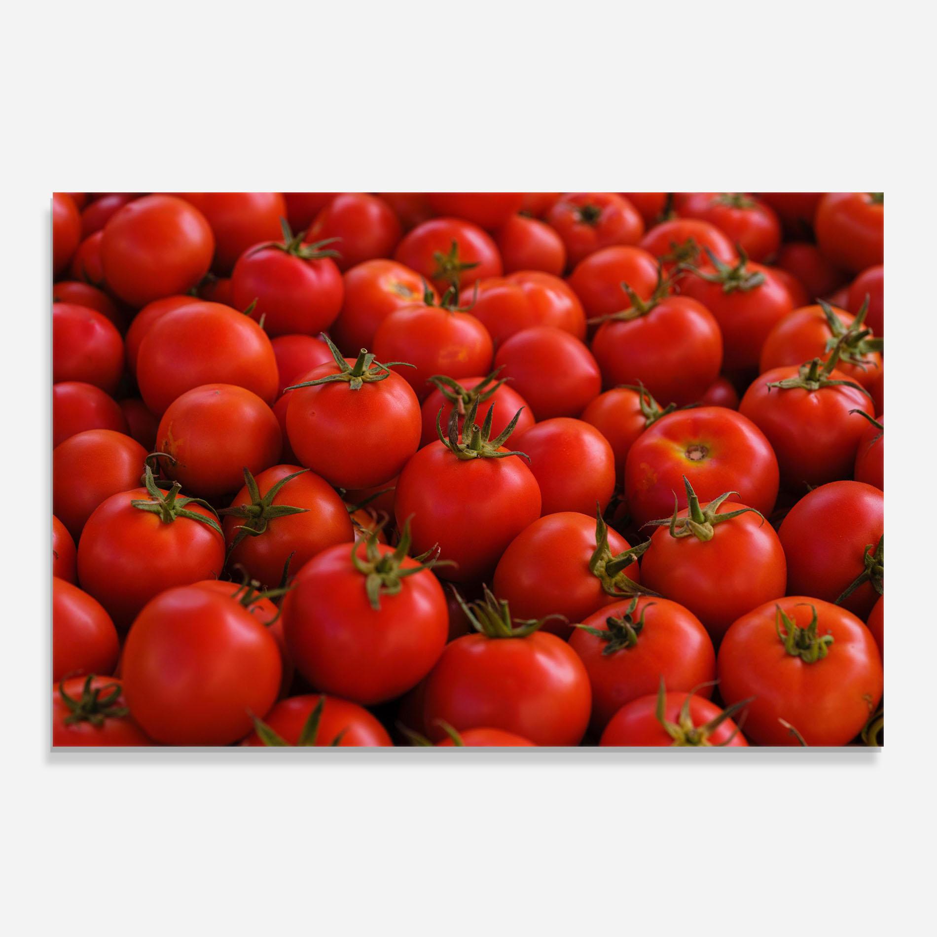 Стъклен панел за кухня Red Tomatoes Mix mockup 0