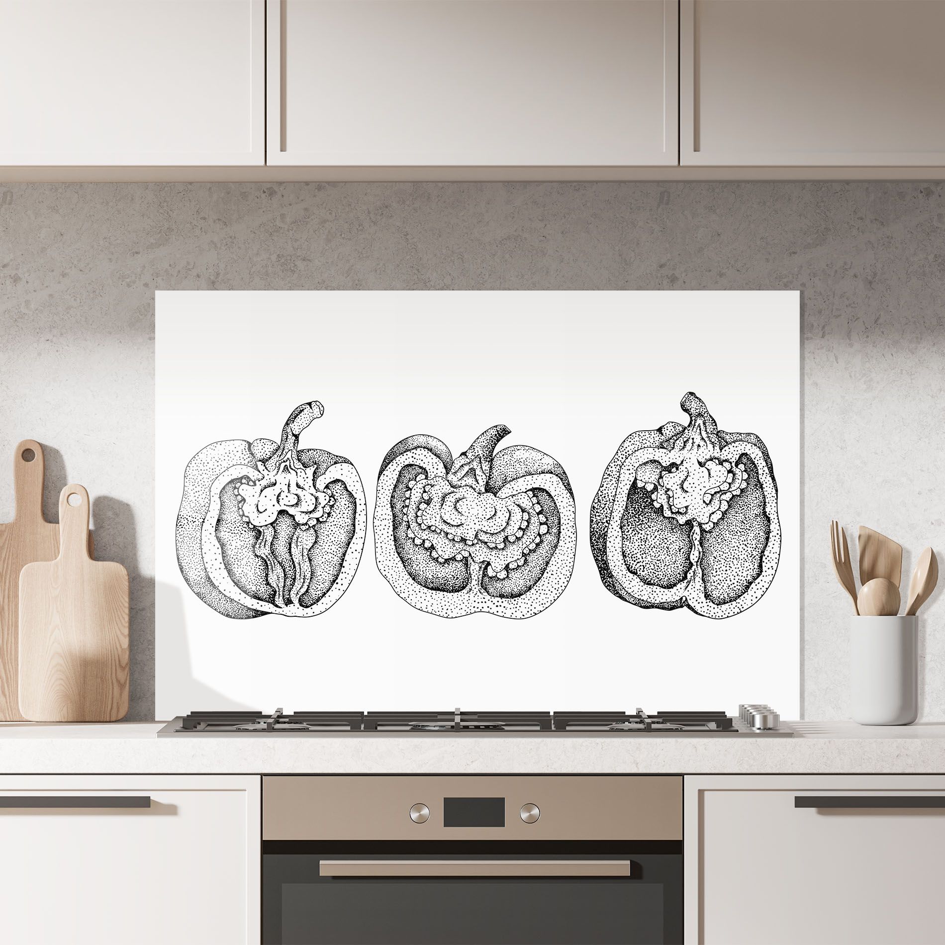 Pepper Black Art mockup 7