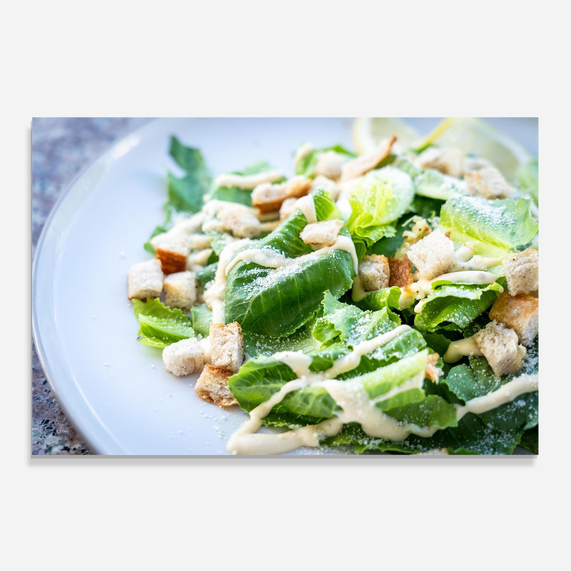 Стъклен панел за кухня Salad mockup 0