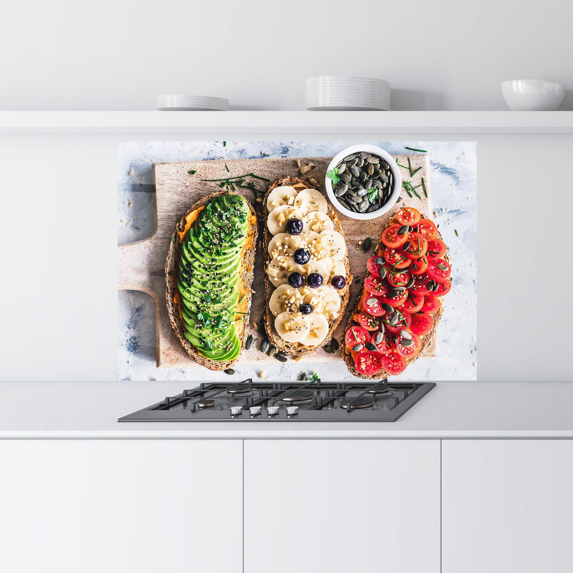 Стъклен панел за кухня Breakfast mockup 9