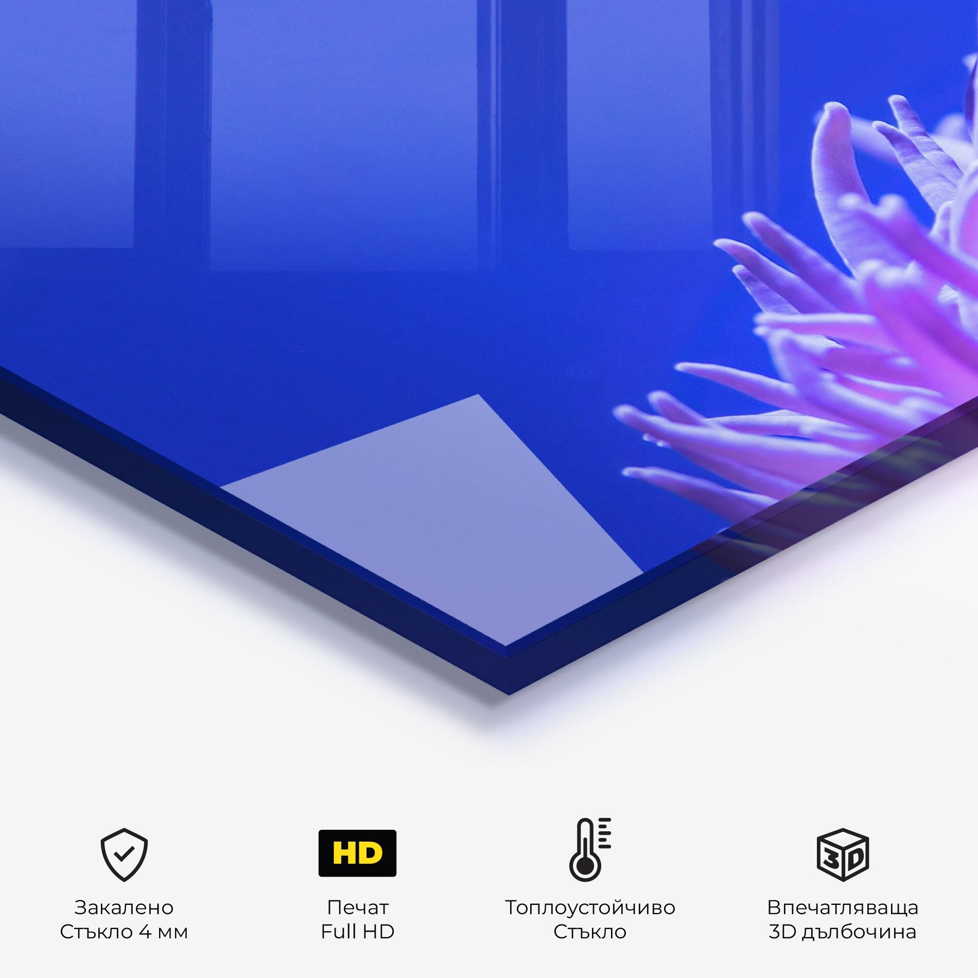 Стъклен панел за кухня Hungry Nemo mockup 2