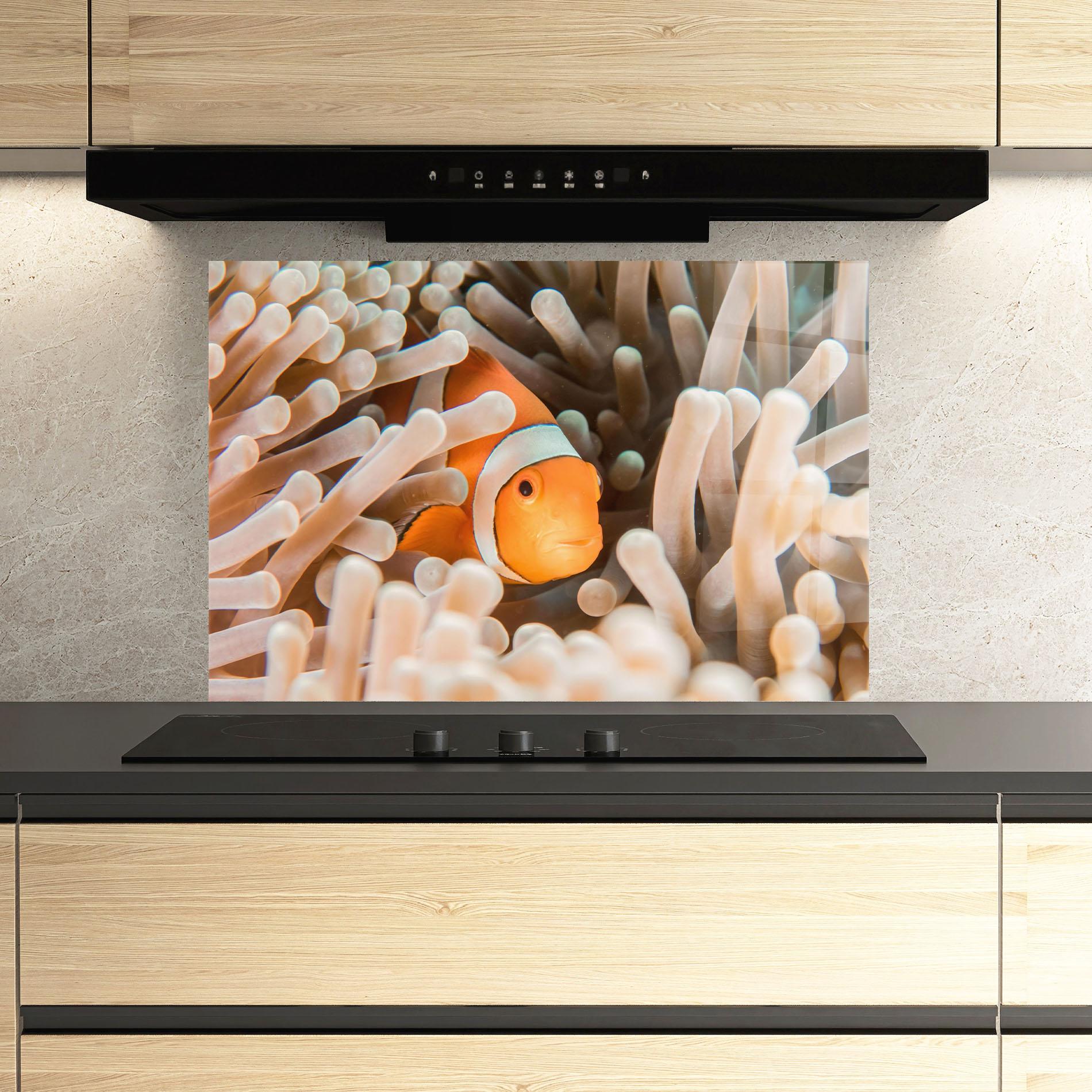 Стъклен панел за кухня Cute Nemo mockup 3