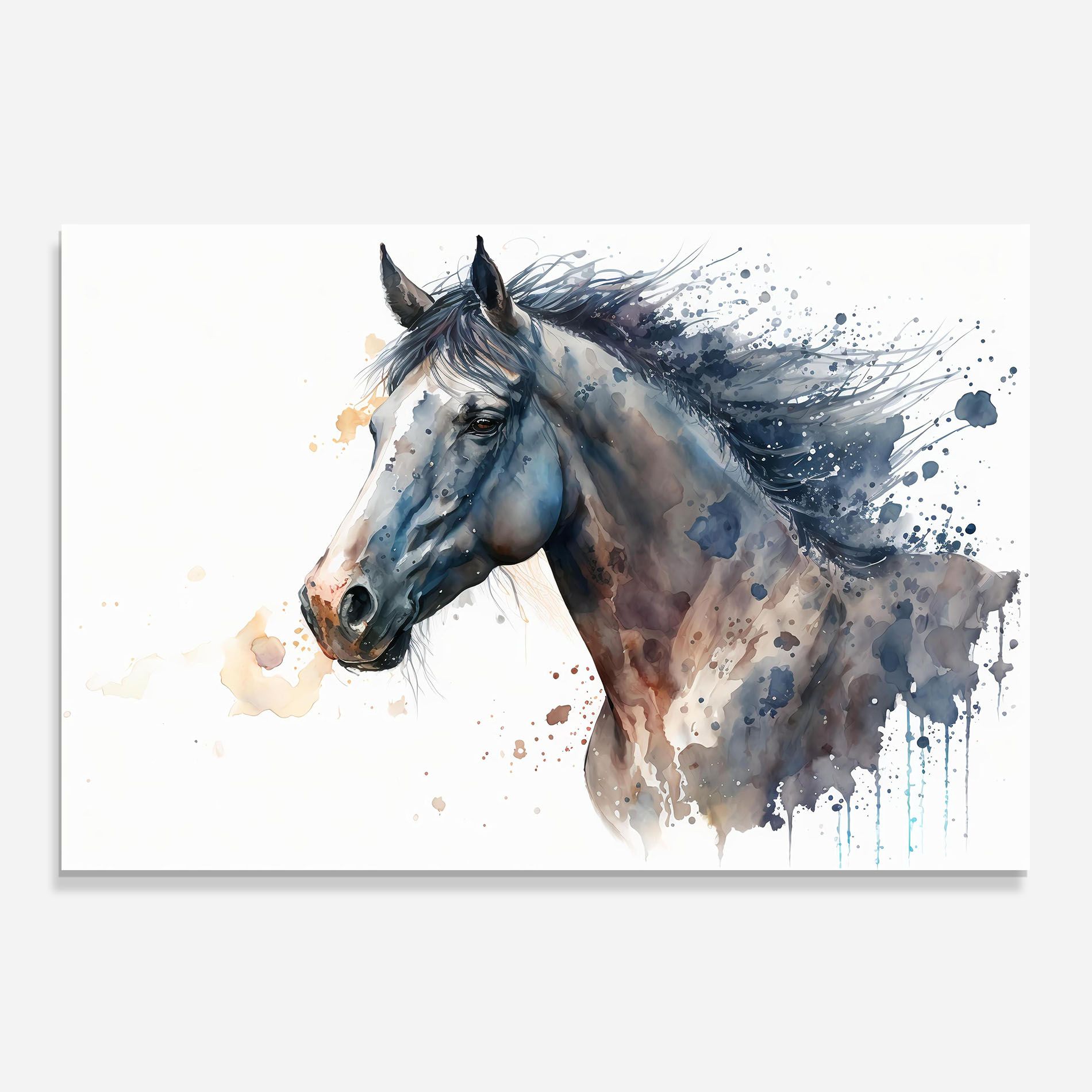 Blue Horse Painting mockup 0