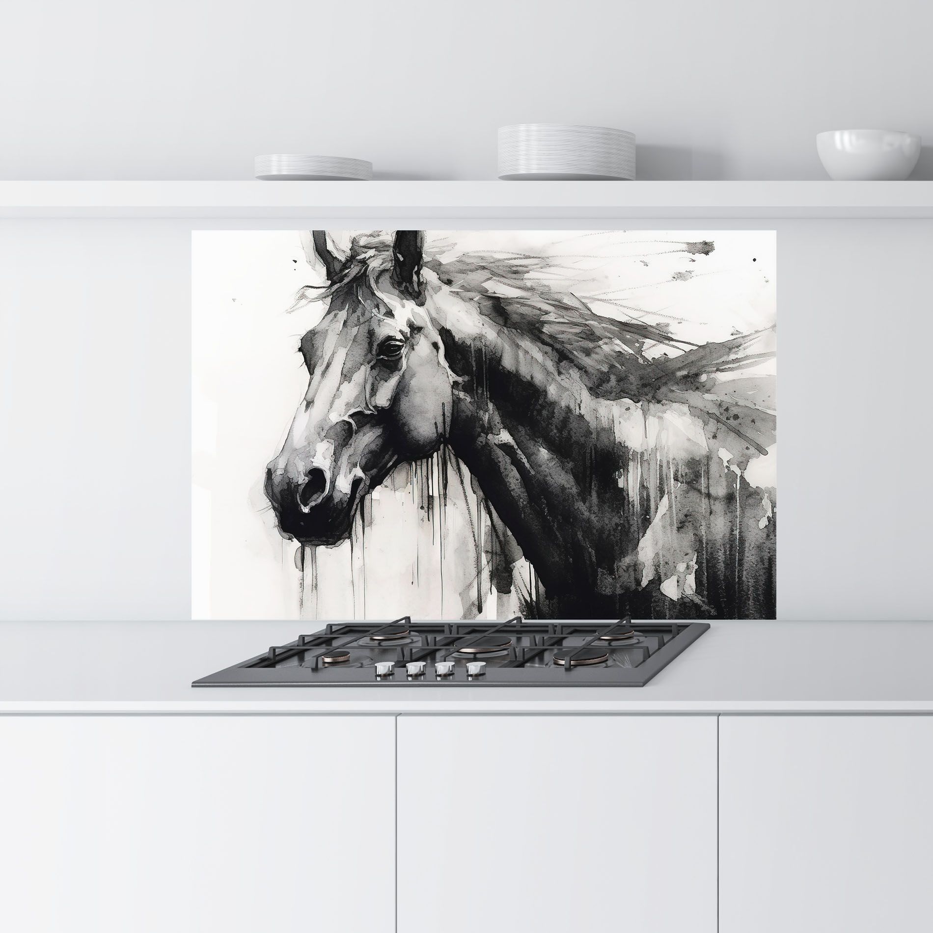 Black Horse Painting mockup 9