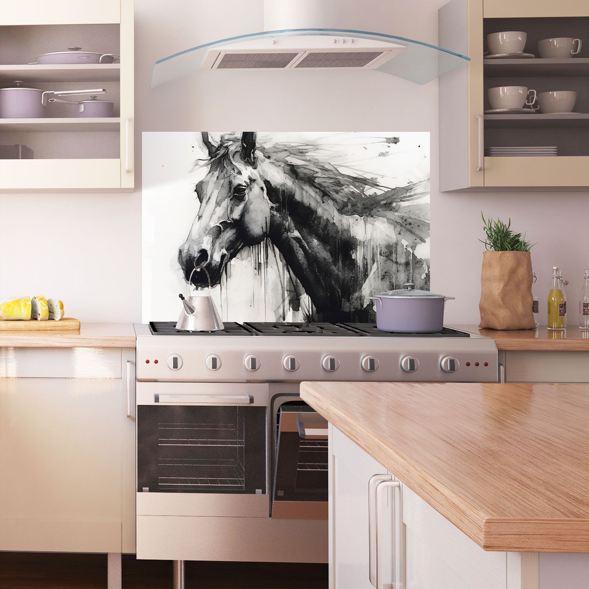 Black Horse Painting mockup 1