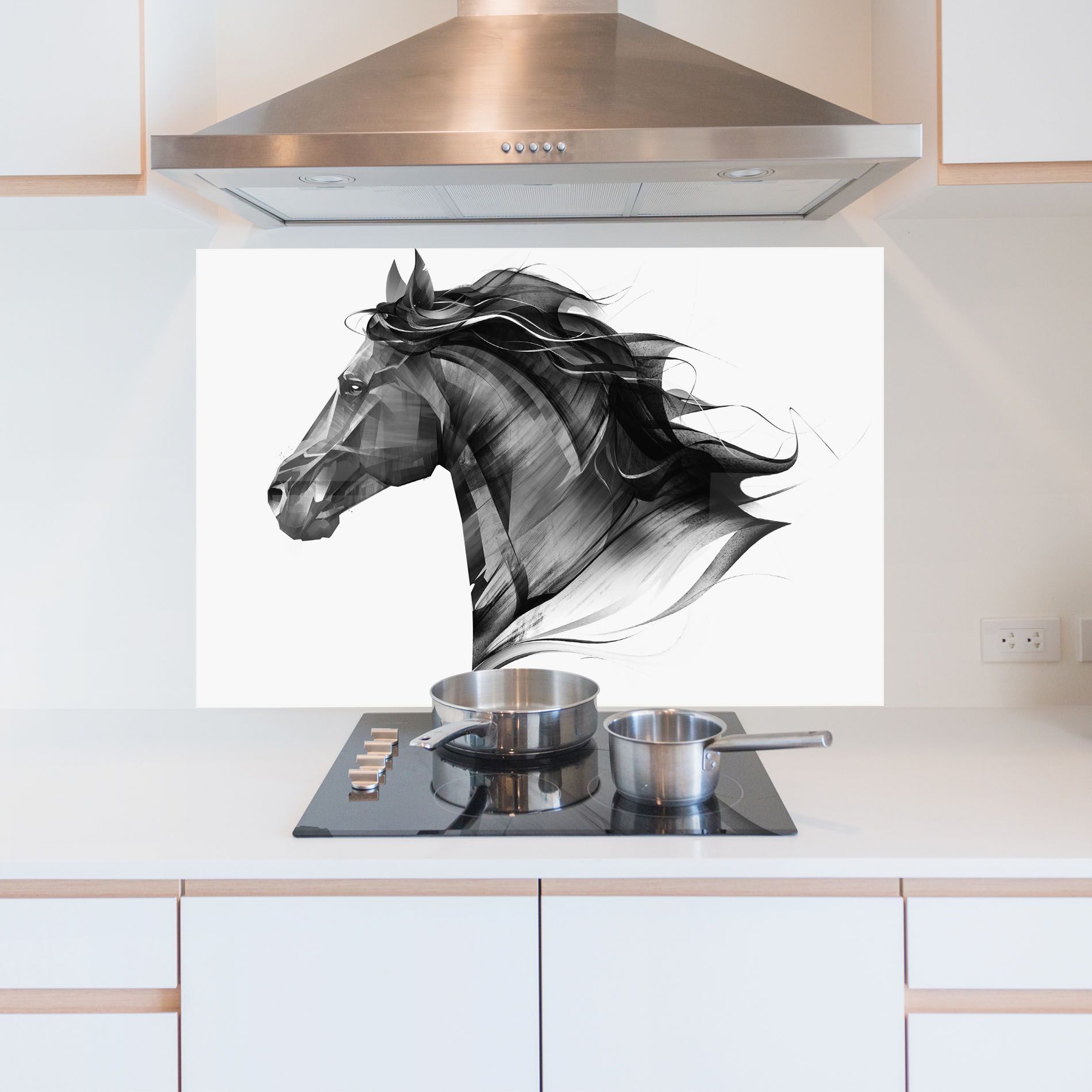Black Portrait Horse mockup 5