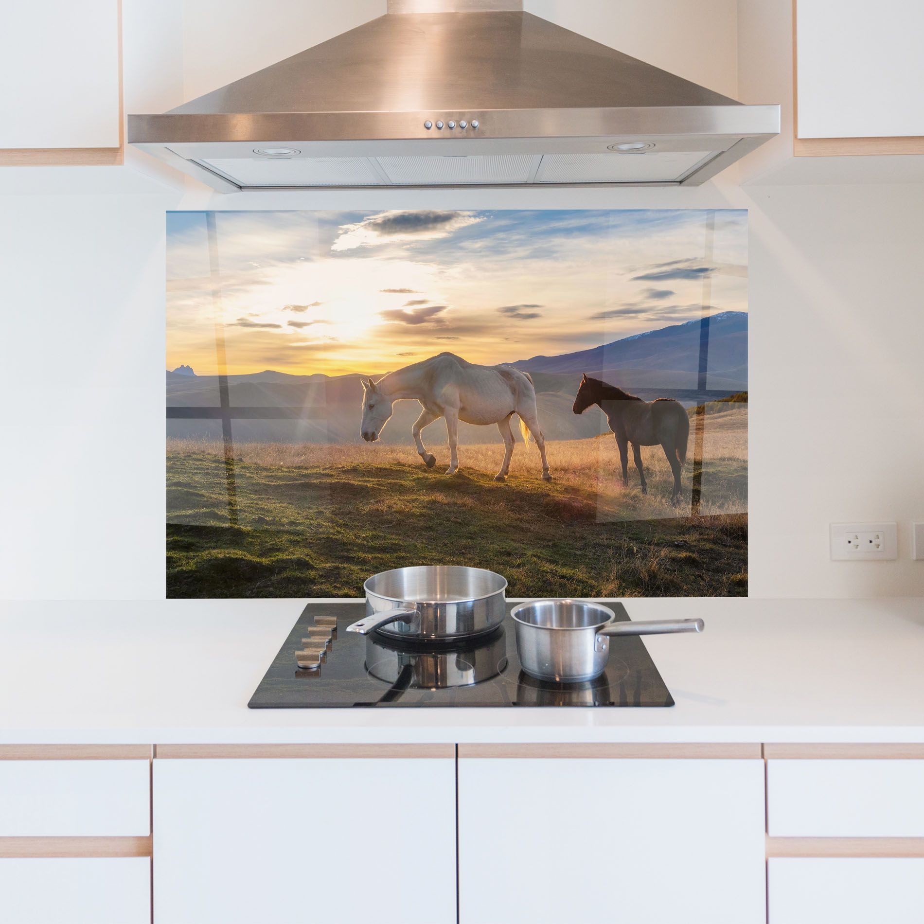 Mountain White Horse mockup 5