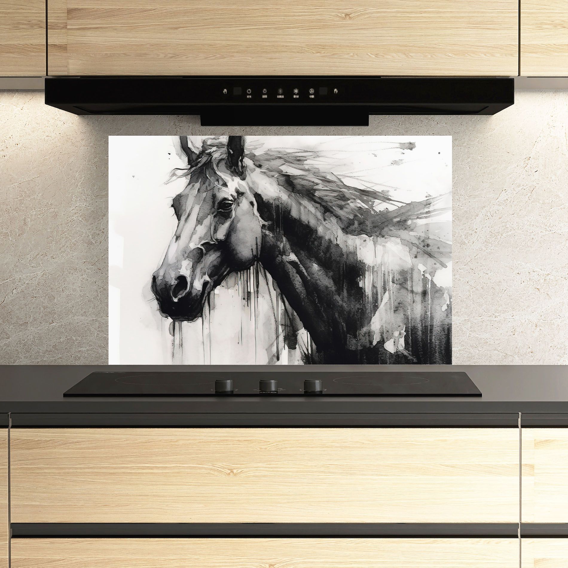 Black Horse Painting mockup 3