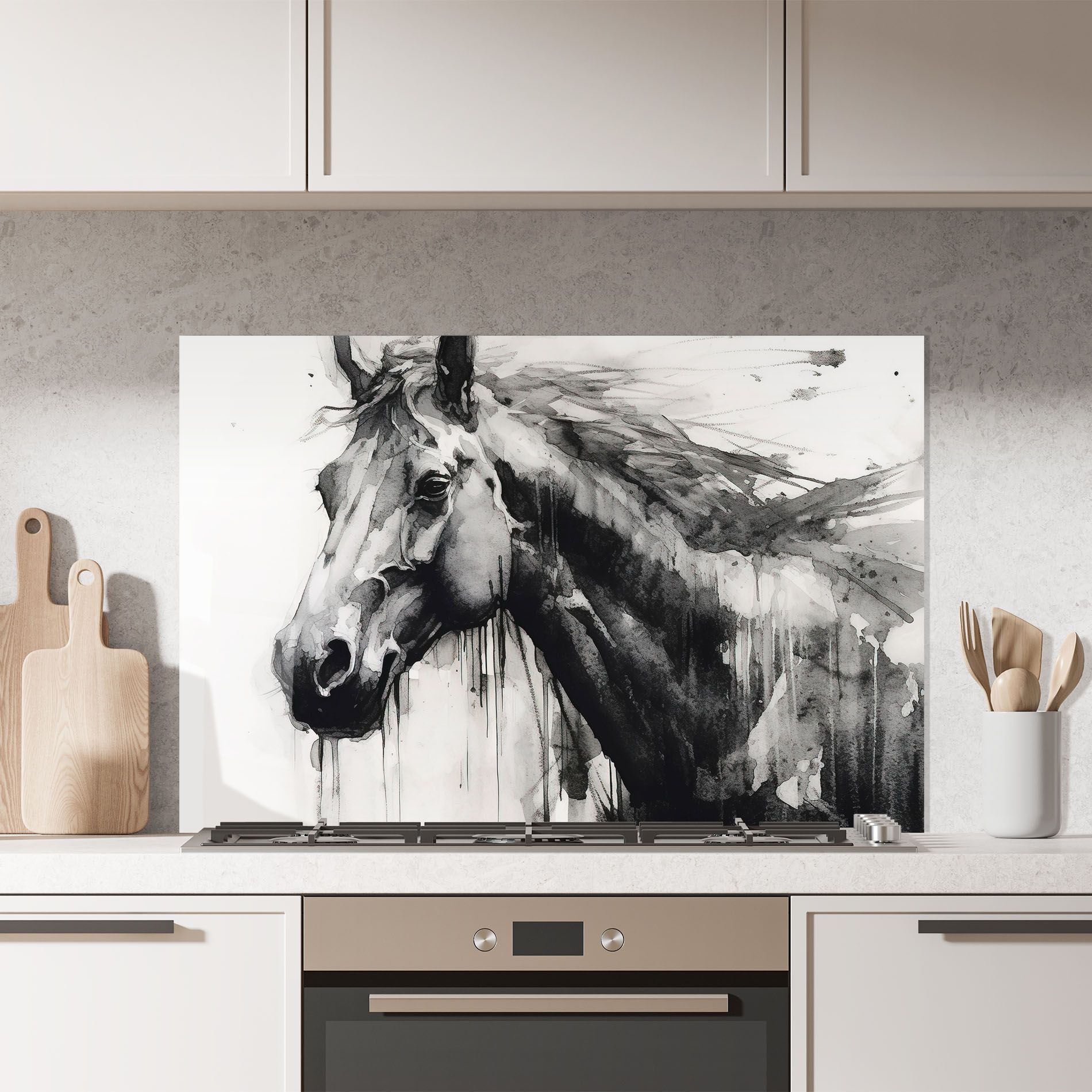 Black Horse Painting mockup 7
