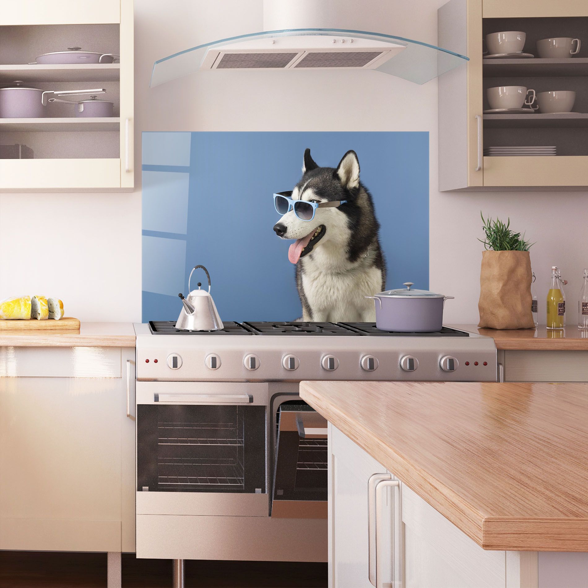 Blue Glasses Dog mockup 1