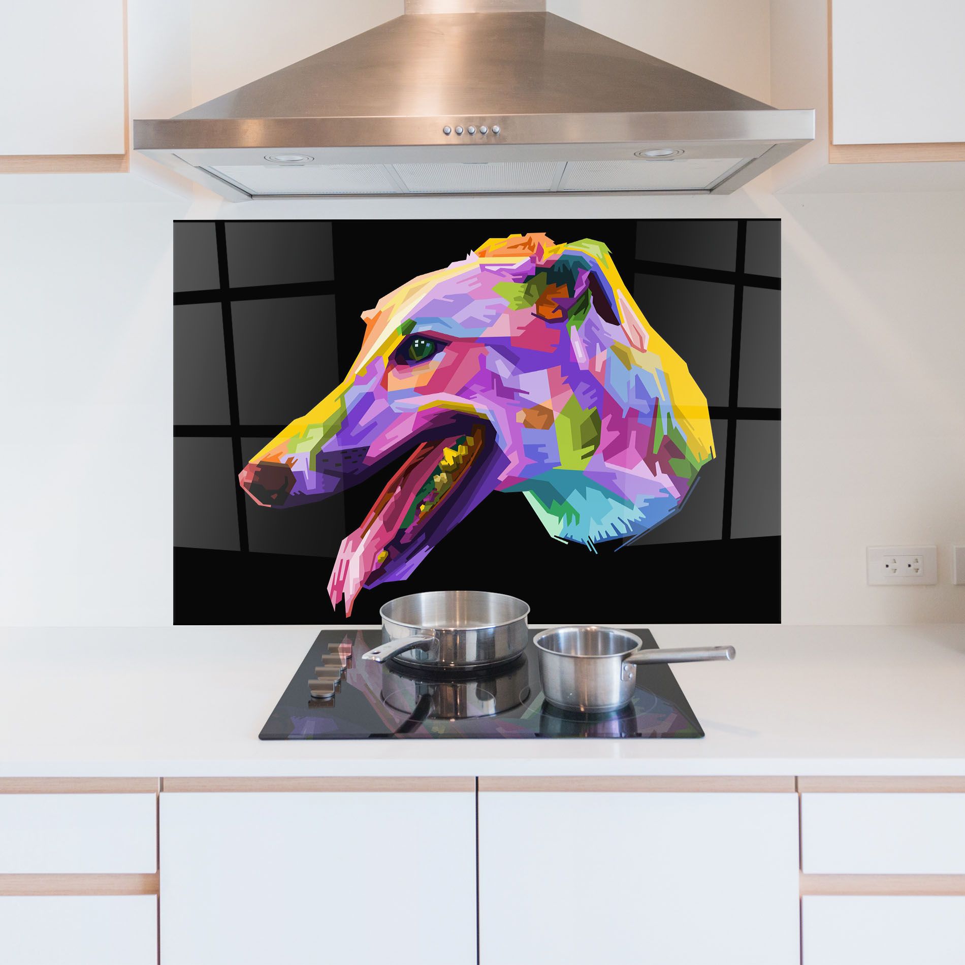 Colorful Dog Art mockup 5