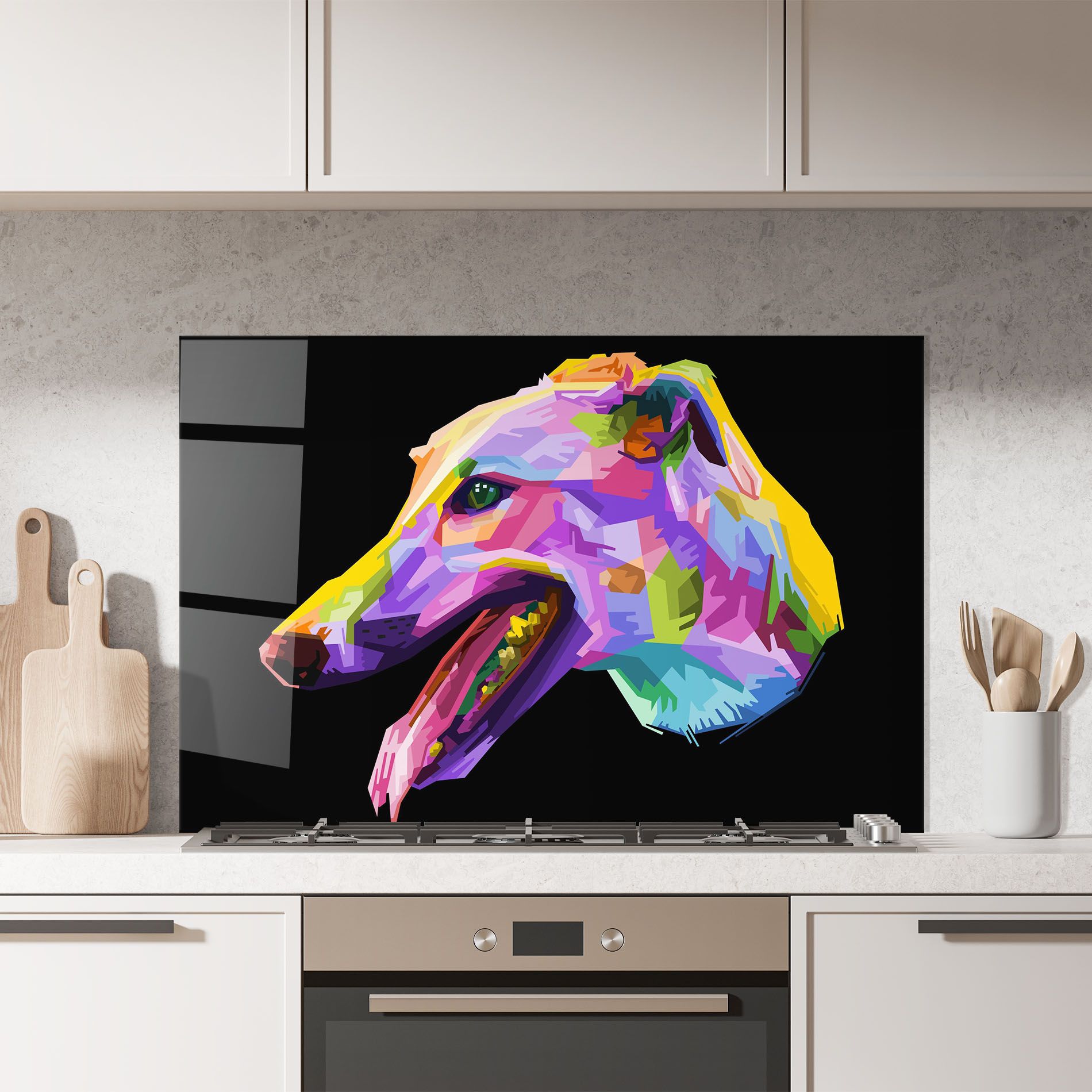 Colorful Dog Art mockup 7