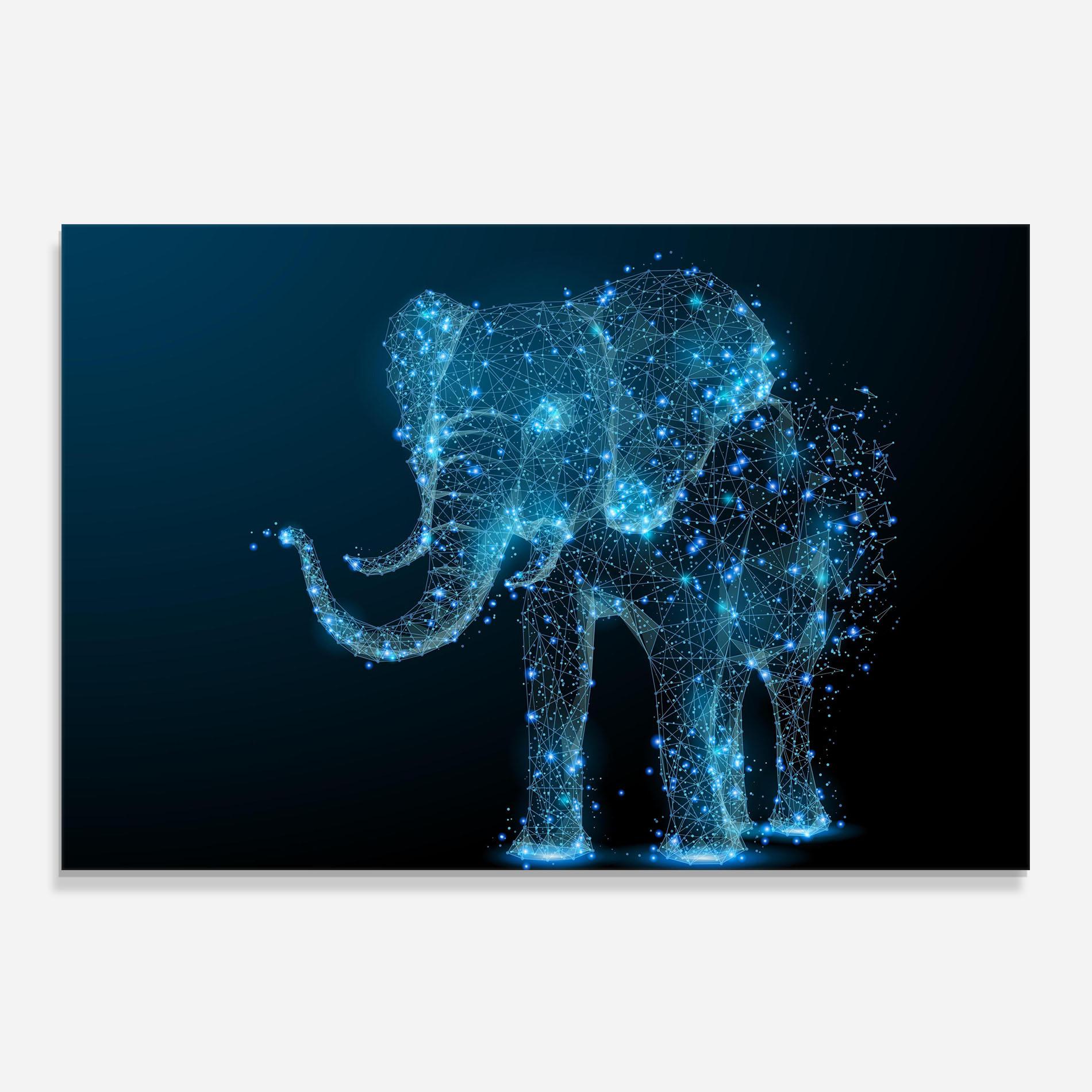 Стъклен панел за кухня Digital Elephant mockup 0